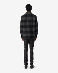 Ilario plaid shirt - Black & Dark Grey