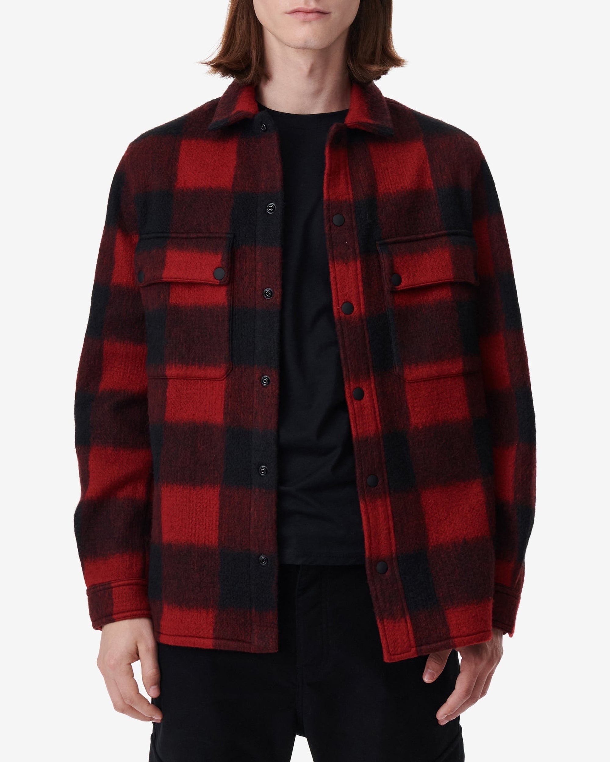 Ilario plaid shirt - Mixed Red