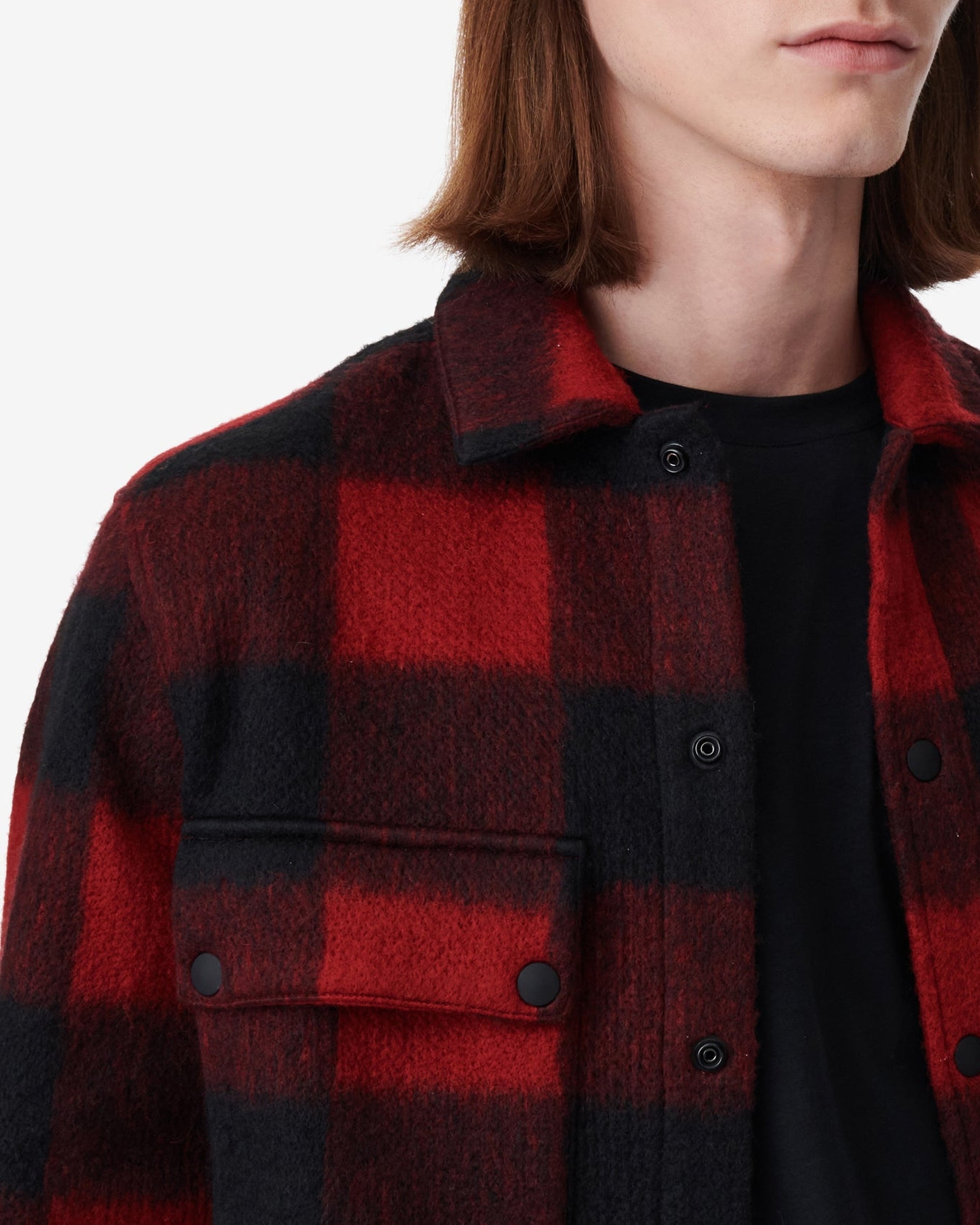 Ilario plaid shirt - Mixed Red