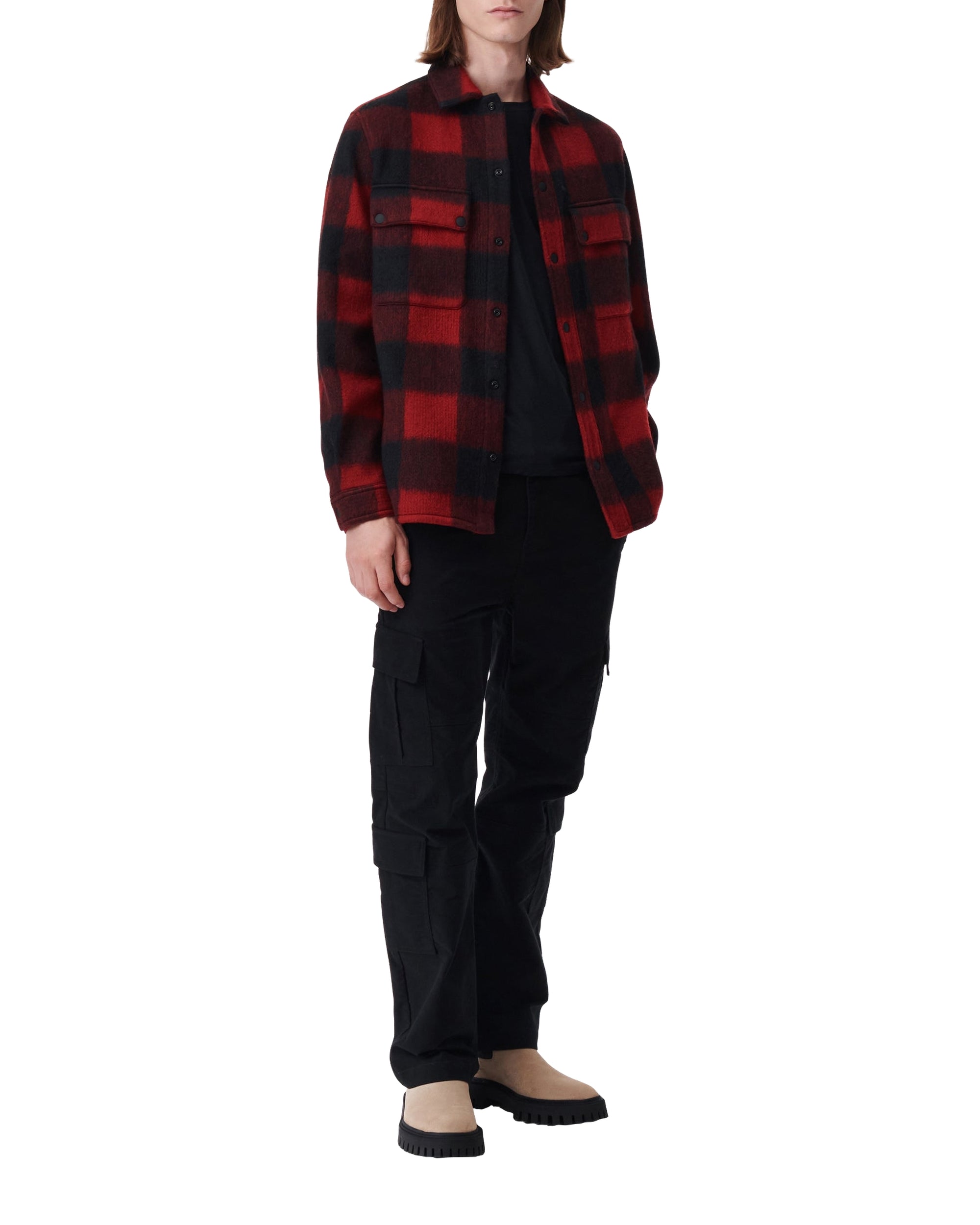 Ilario plaid shirt - Mixed Red