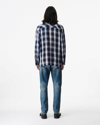 Souba overshirt - Blue & White