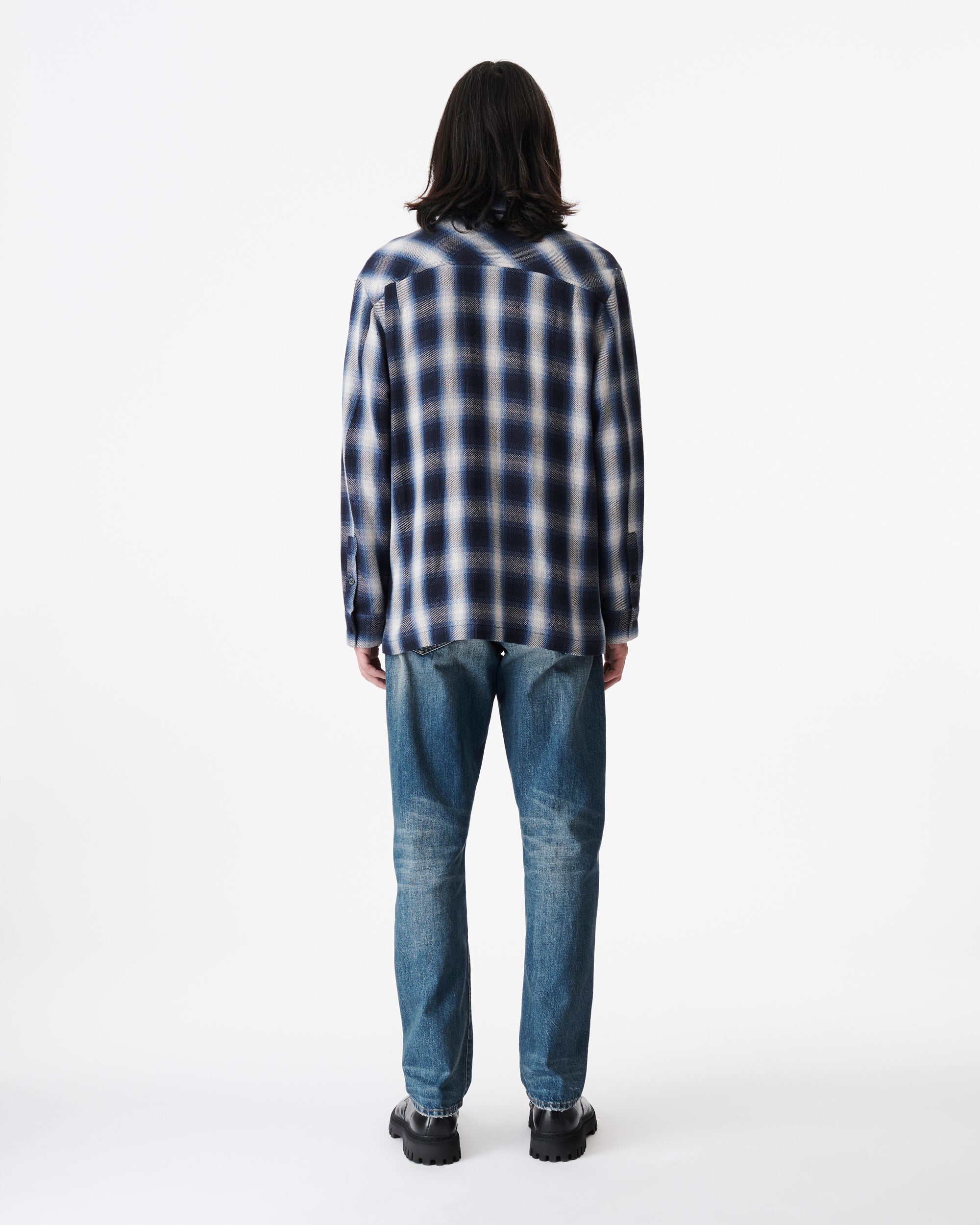Souba overshirt - Blue & White