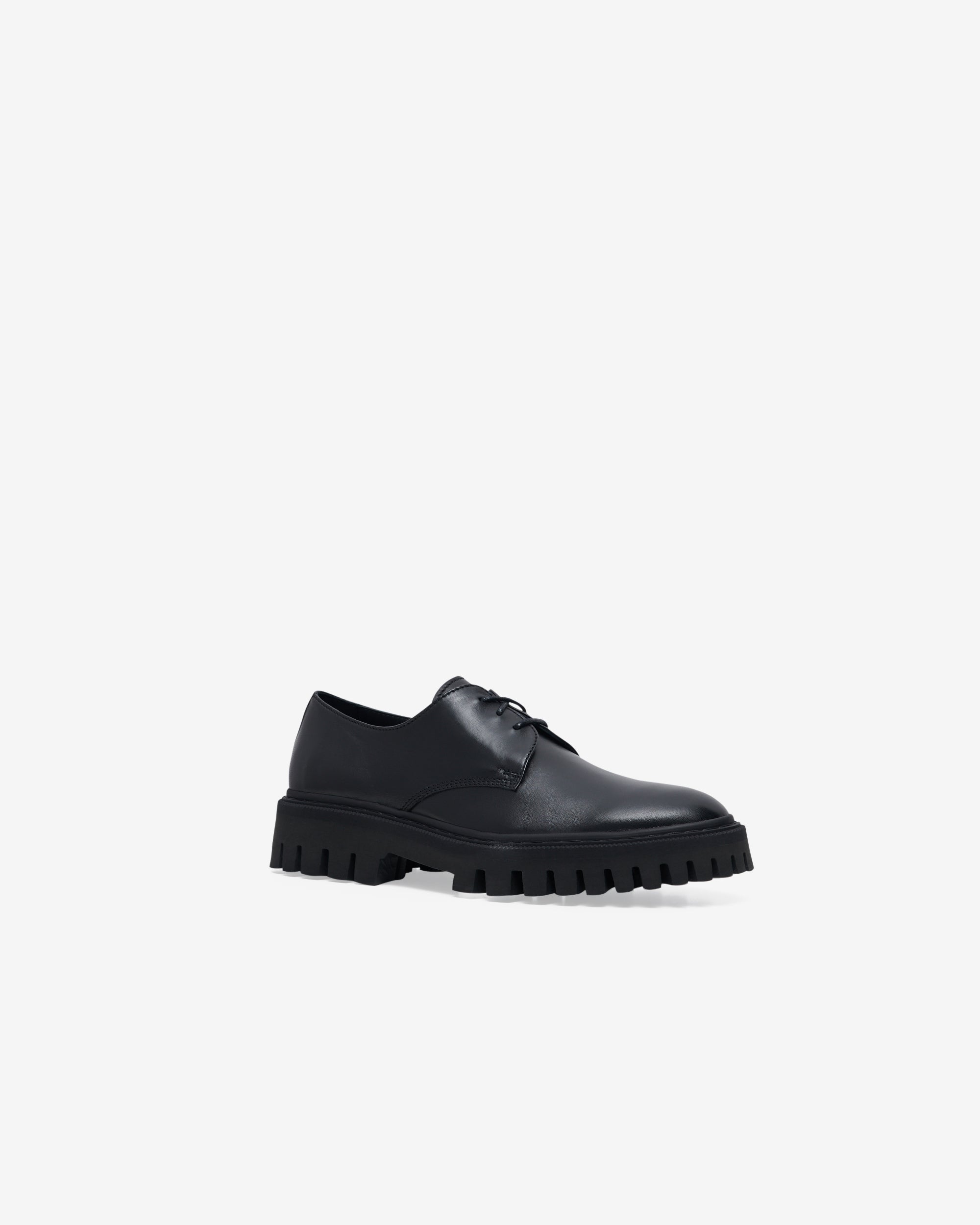 Kosmic Low leather Derbies - Black