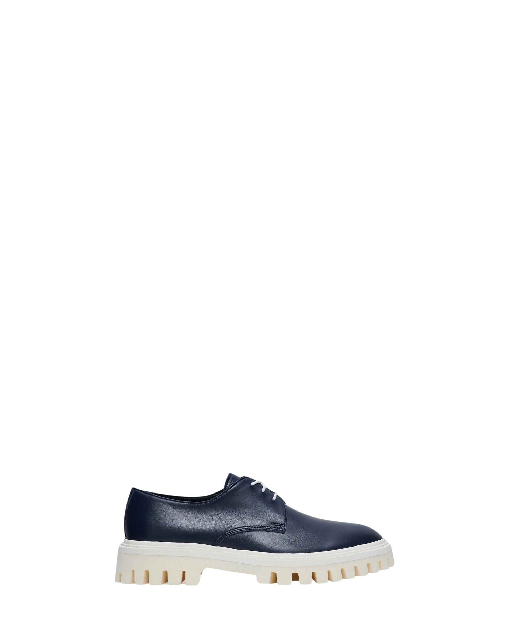 Kosmic Low Derbies in leather - Dark Blue