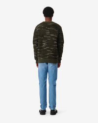 Bapo wool jumper - Khaki & Black