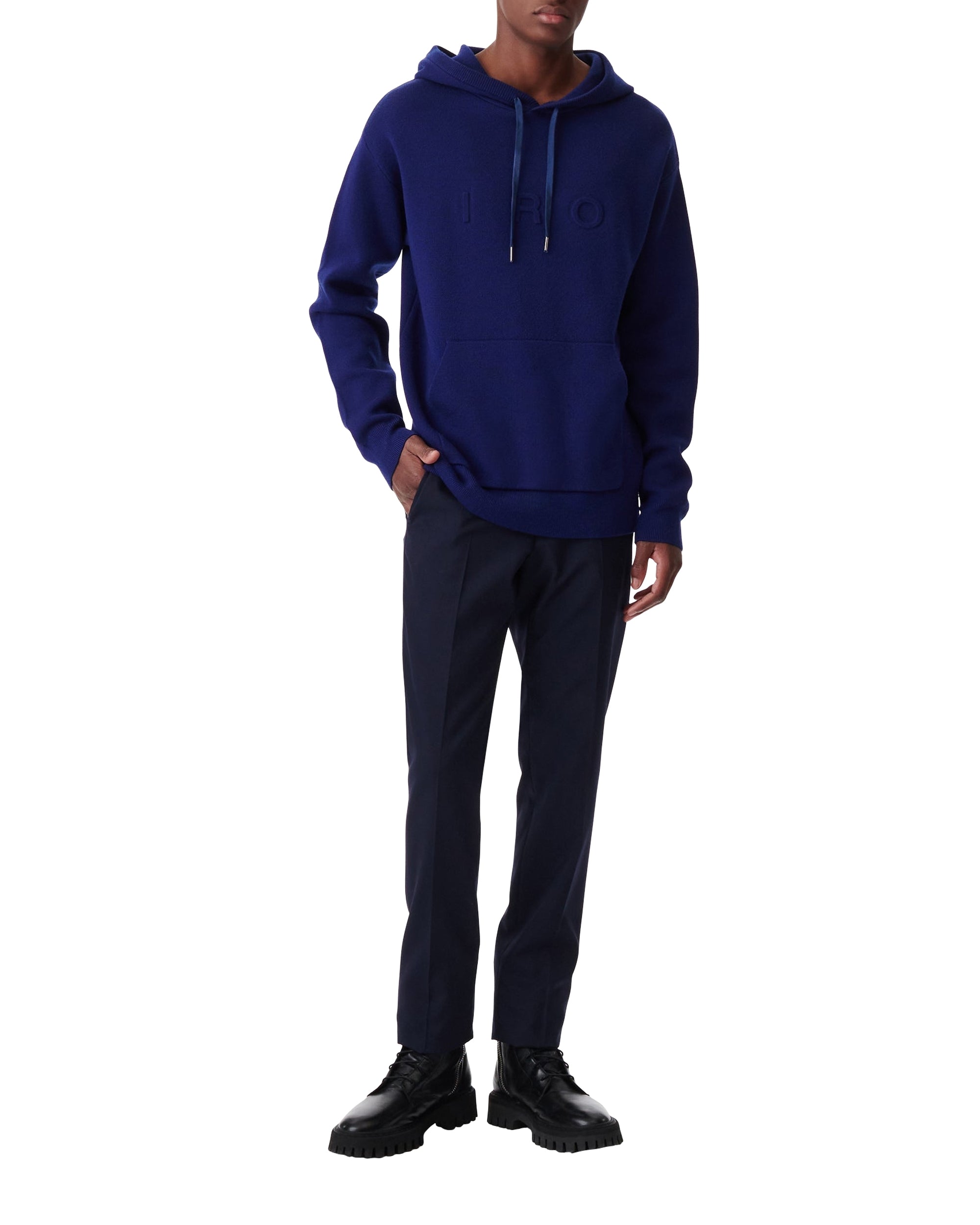 Wool Ficho jumper - Navy Blue