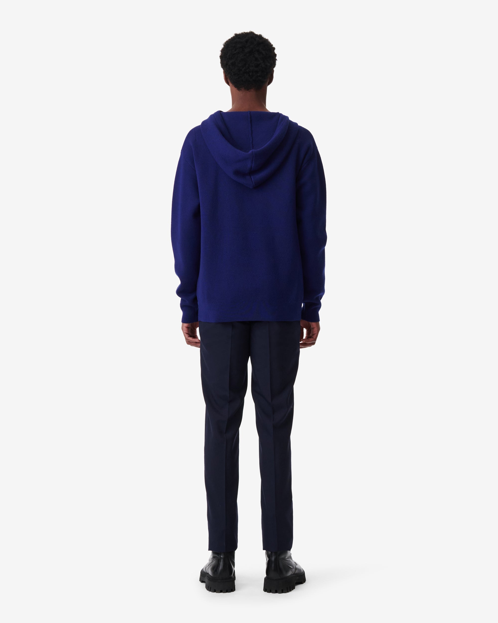 Wool Ficho jumper - Navy Blue
