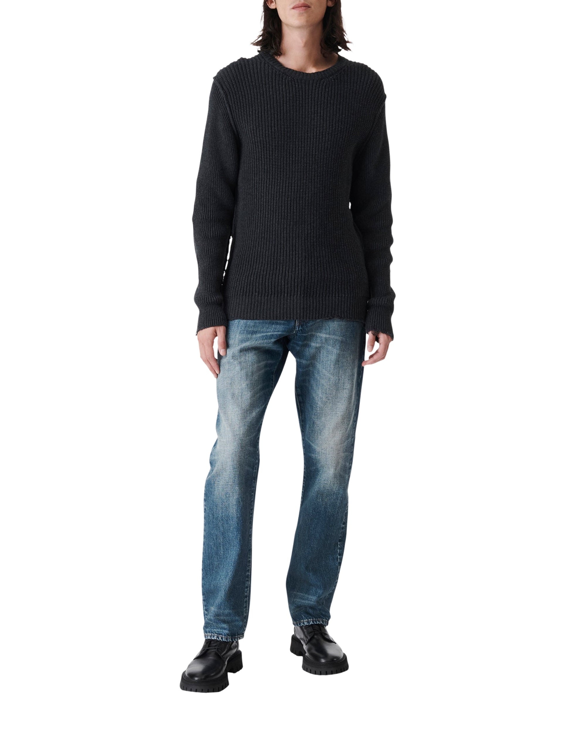 Jokol round-neck jumper - Black