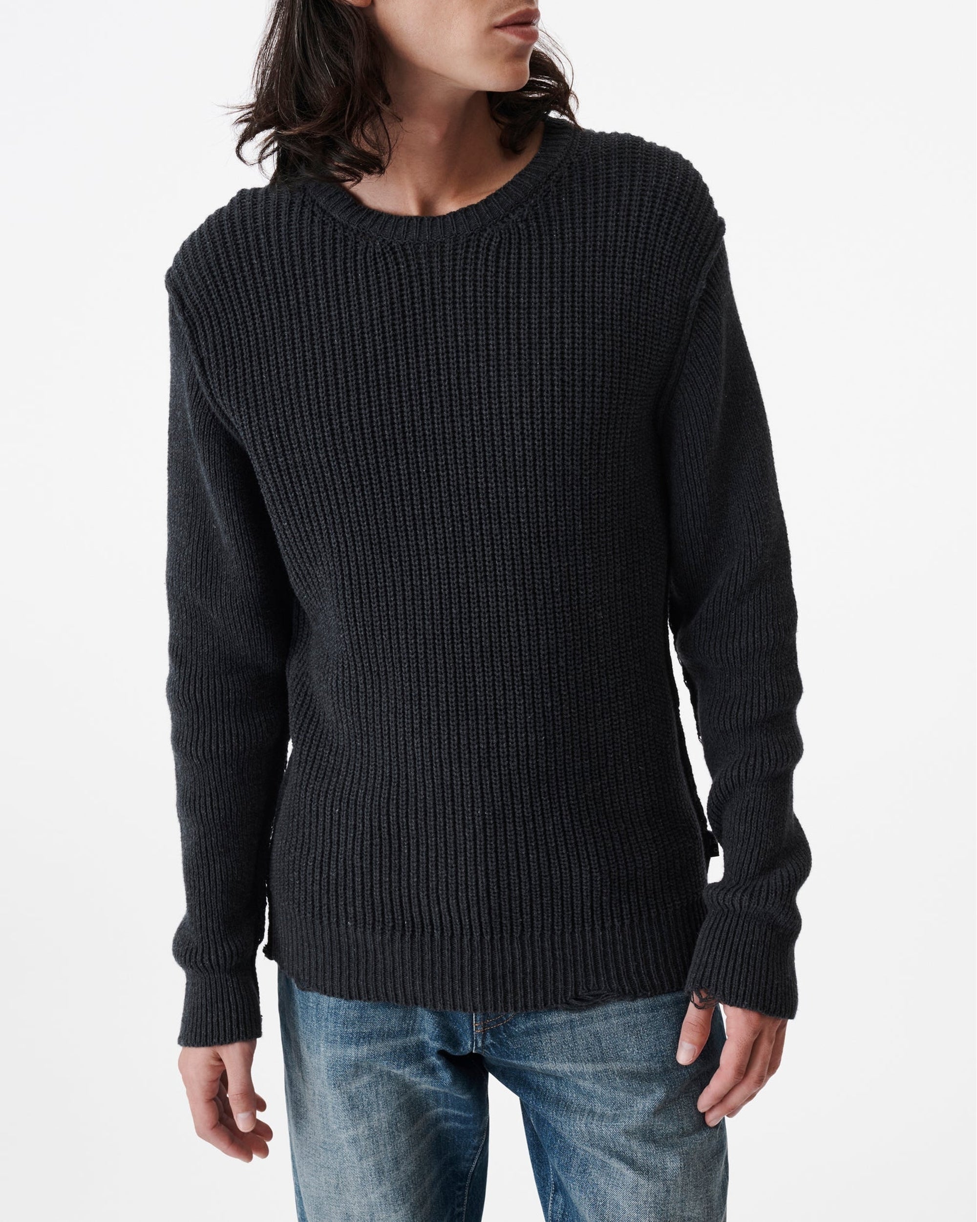 Jokol round-neck jumper - Black