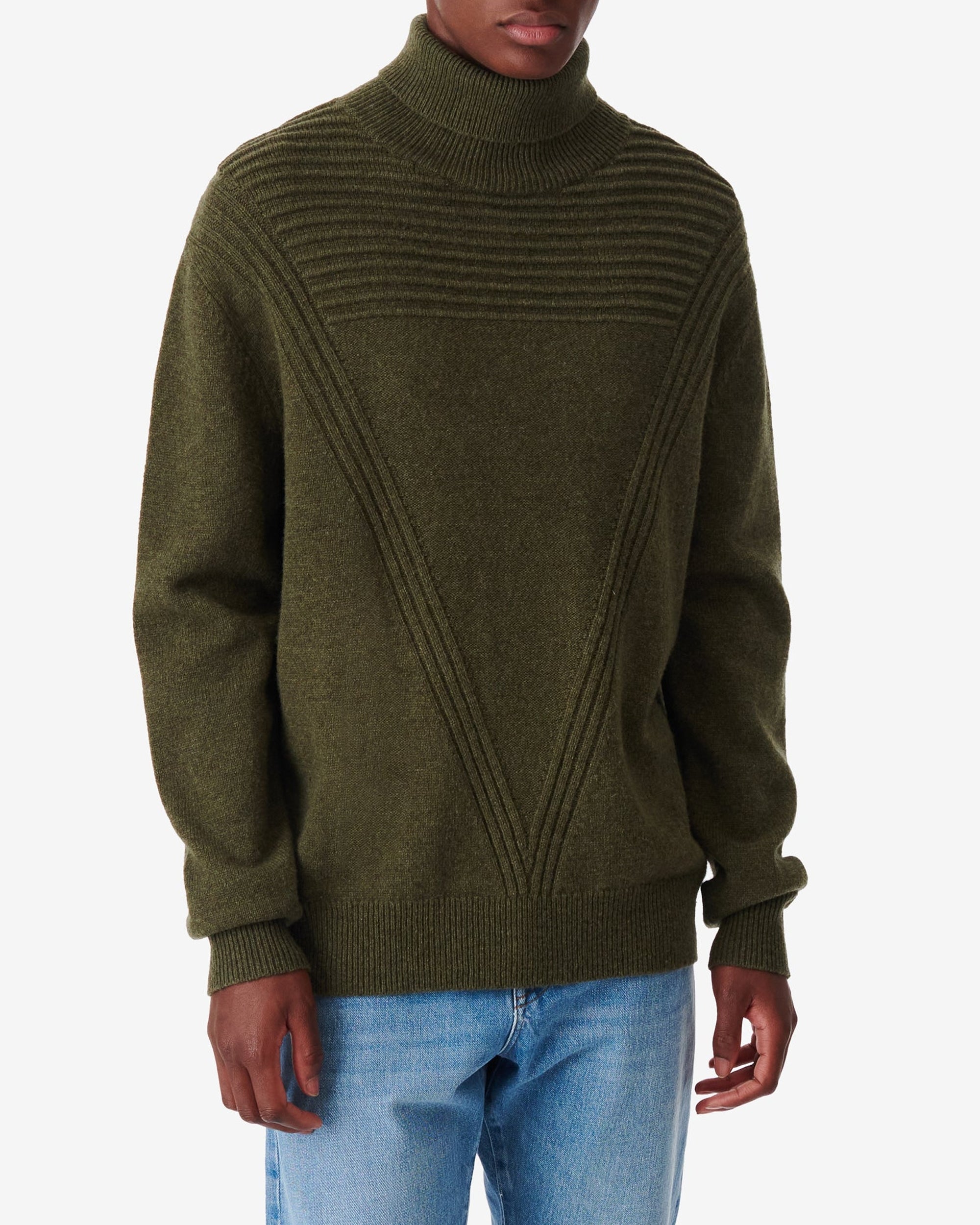 Keeg wool jumper - Khaki