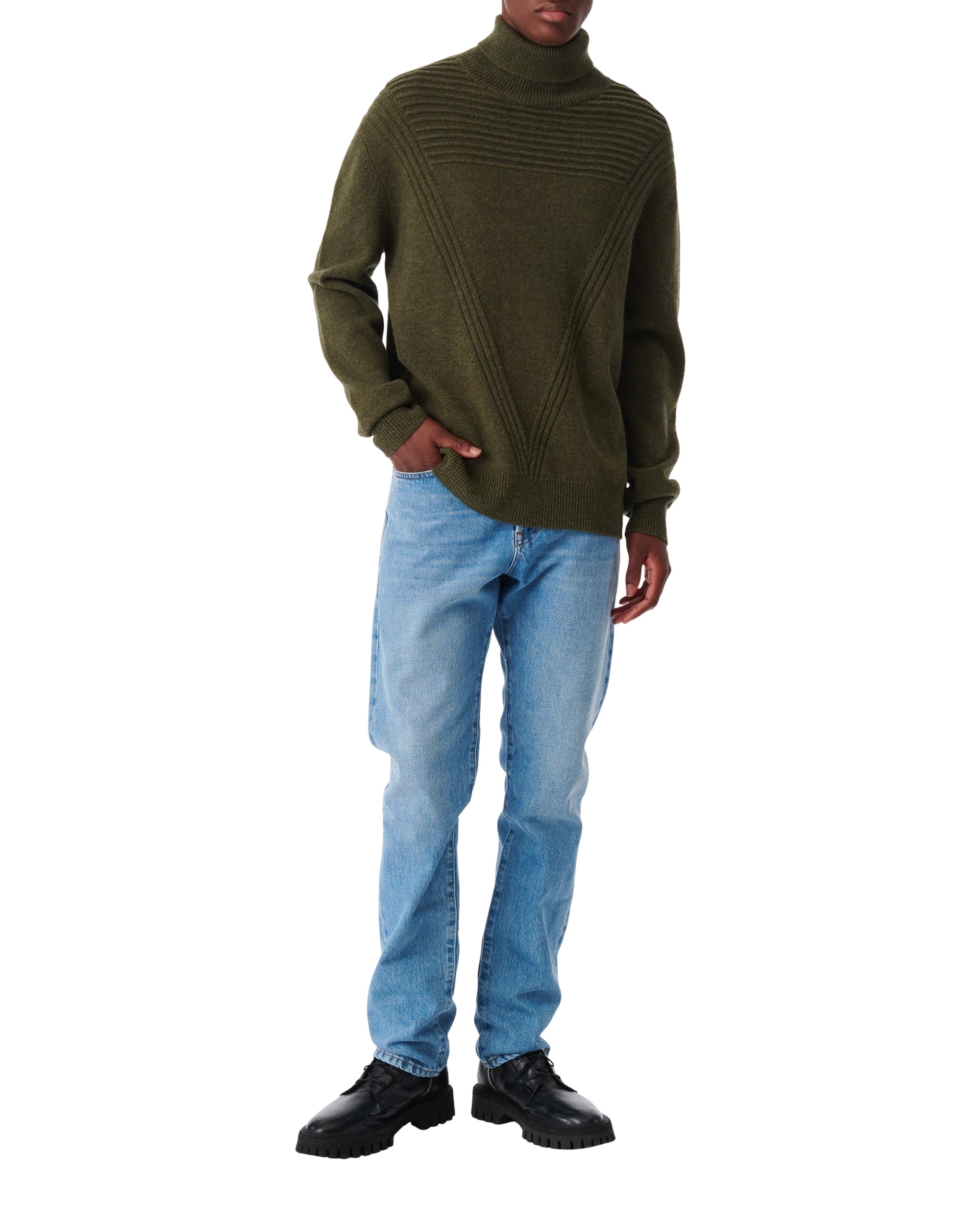 Keeg wool jumper - Khaki