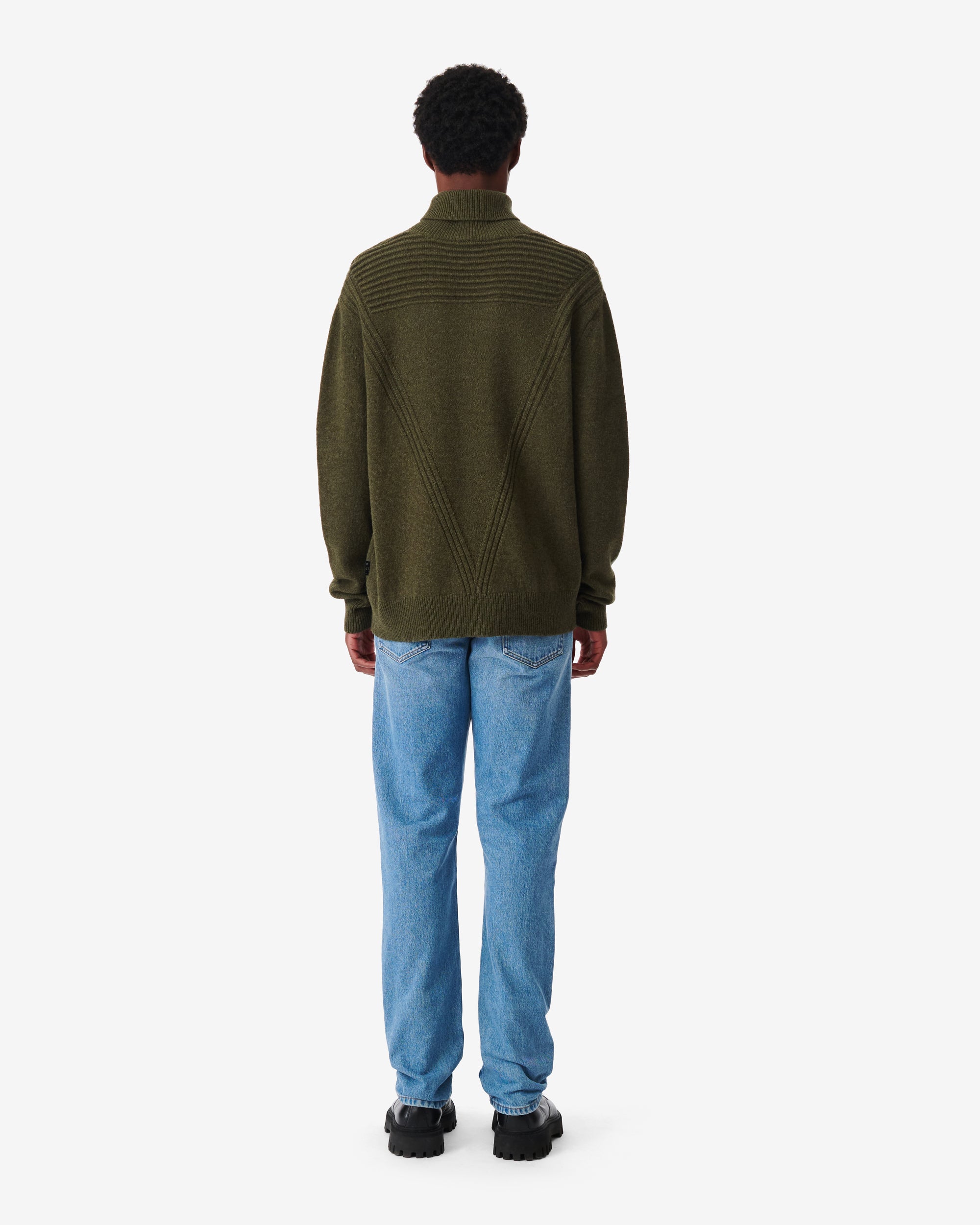 Keeg wool jumper - Khaki