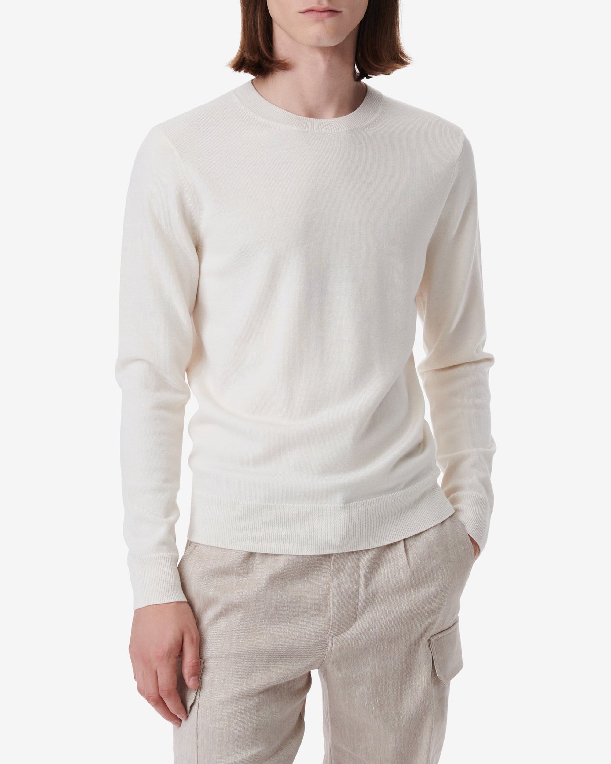 Maleyo wool sweatshirt - Ecru