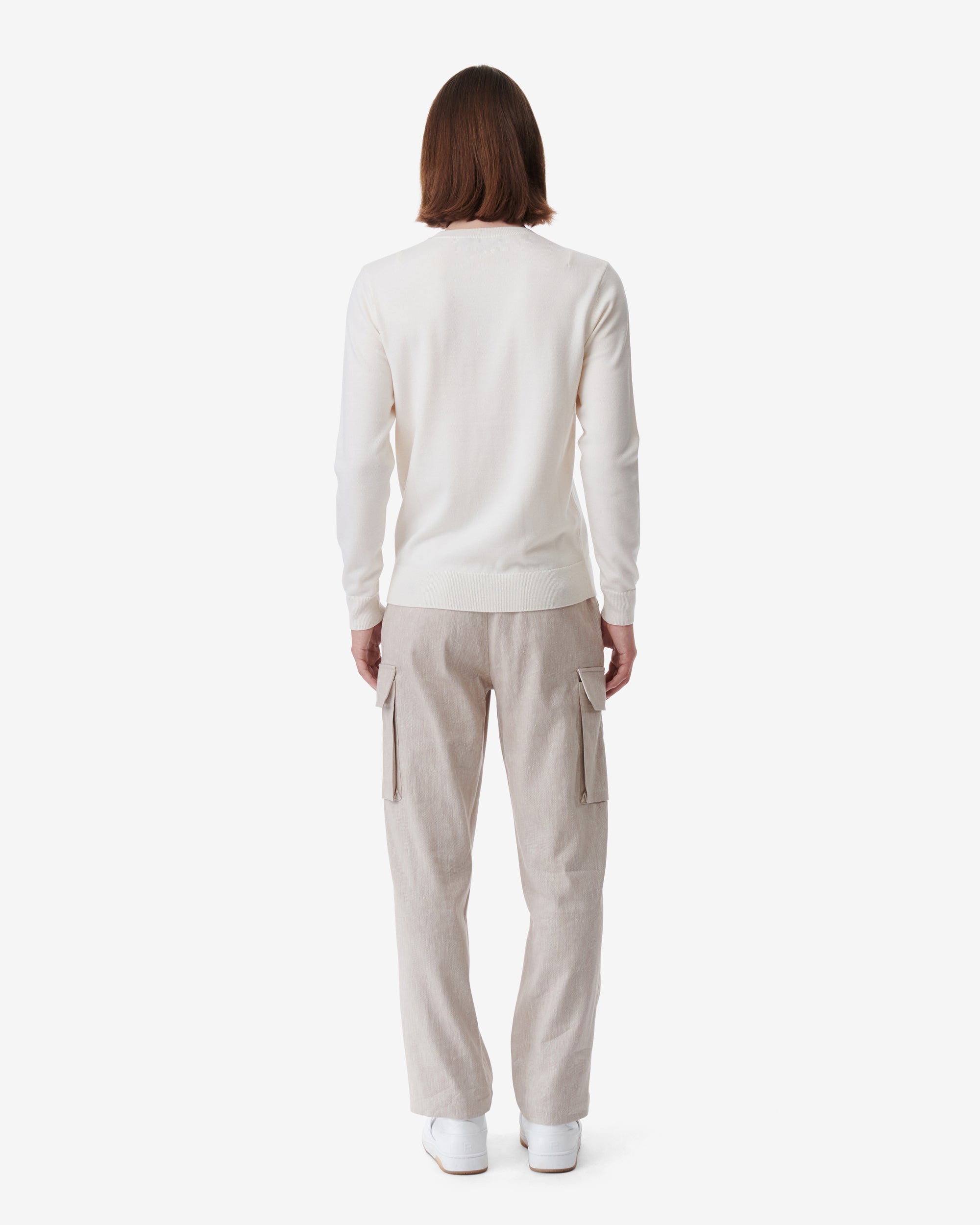 Maleyo wool sweatshirt - Ecru