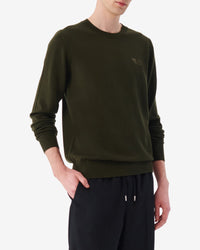 Sidney wool sweatshirt - Khaki