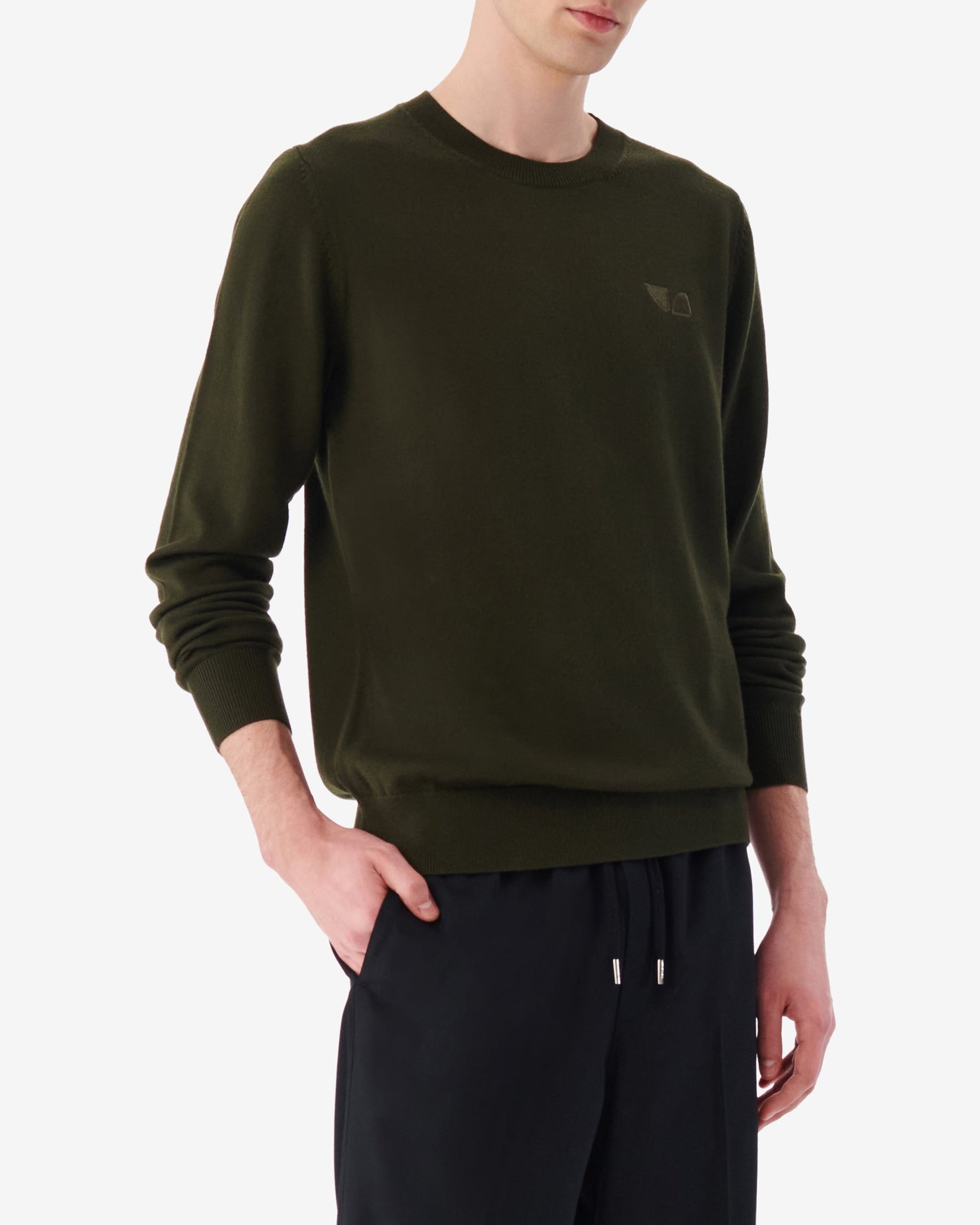 Sidney wool sweatshirt - Khaki
