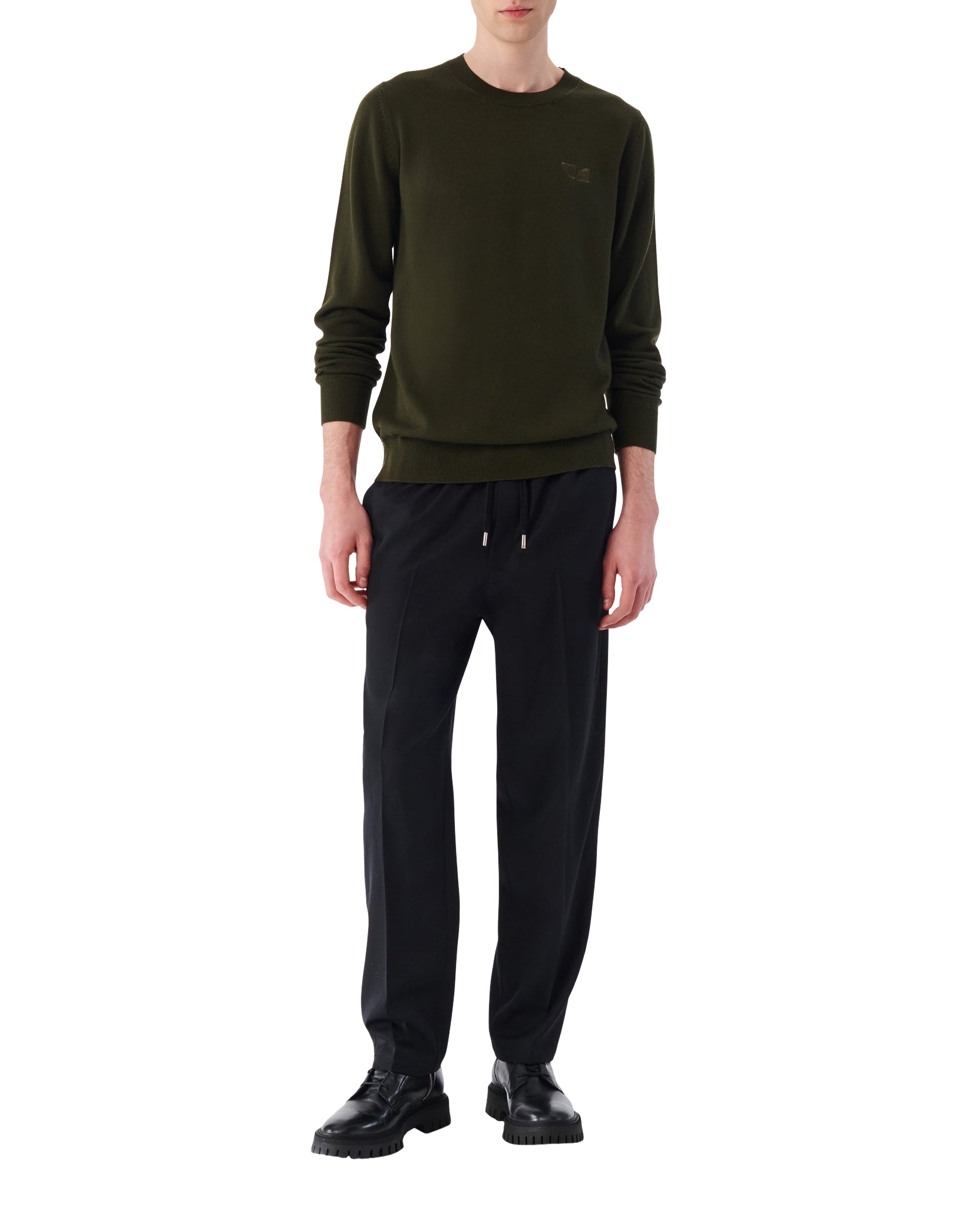 Sidney wool sweatshirt - Khaki