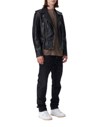 Cruise leather perfecto - Black & Beige