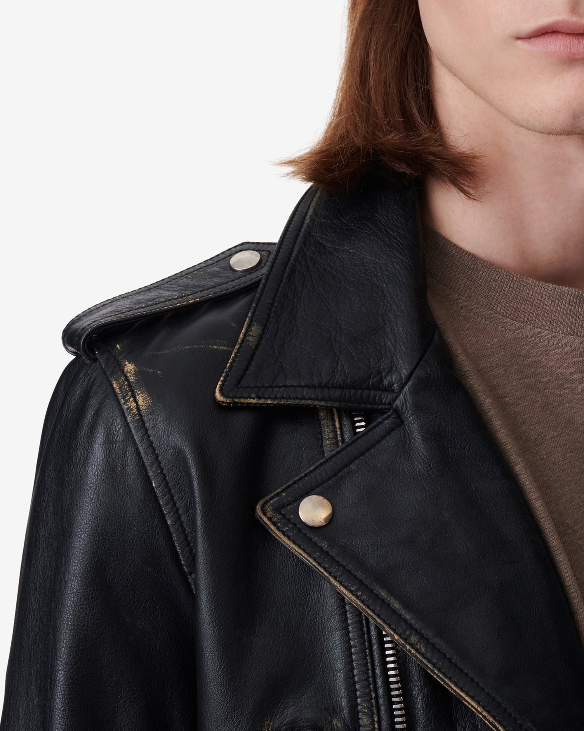 Cruise leather perfecto - Black & Beige