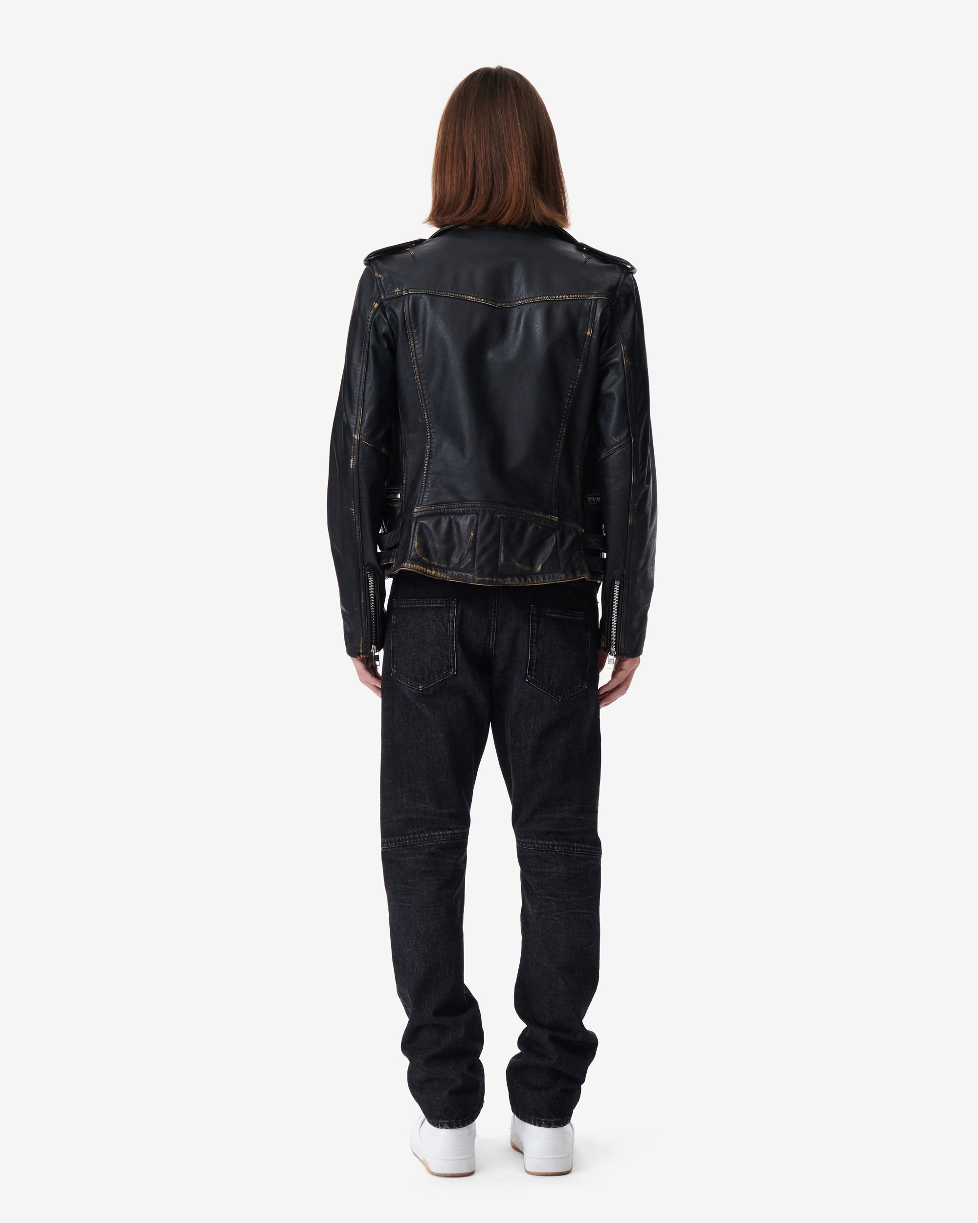 Cruise leather perfecto - Black & Beige
