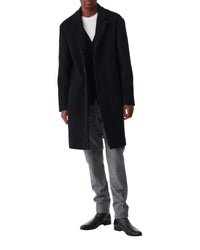 Cung coat in wool - Black