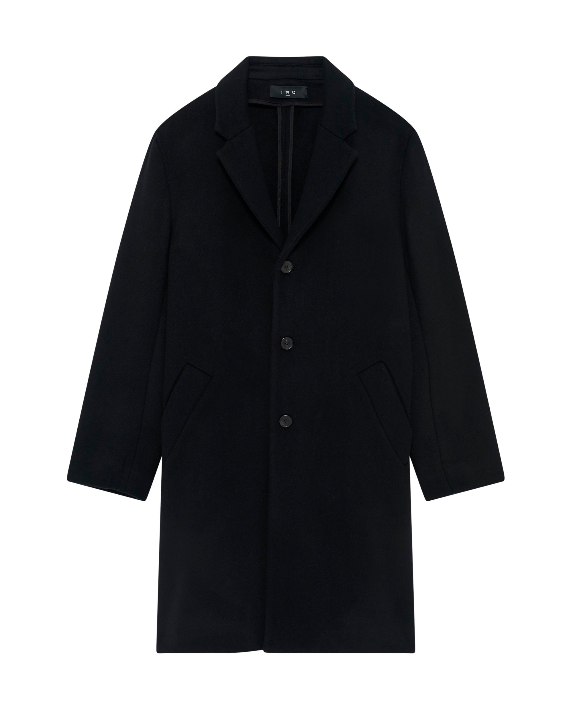 Cung coat in wool - Black