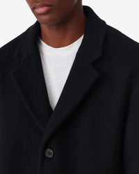 Cung coat in wool - Black