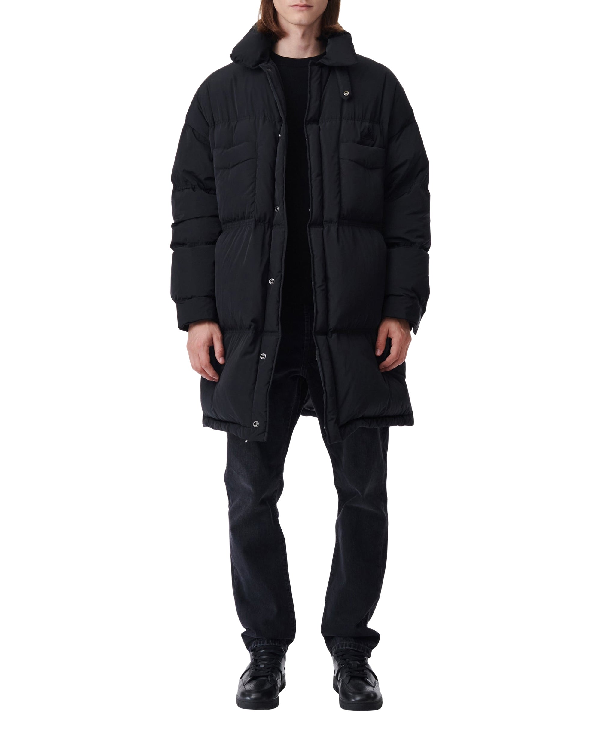 Kanye classic collar down jacket - Black