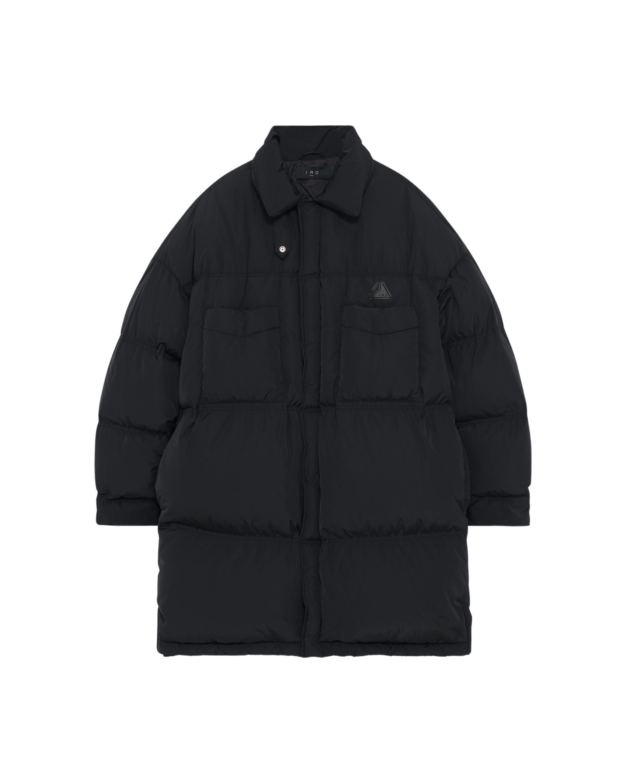 Kanye classic collar down jacket - Black