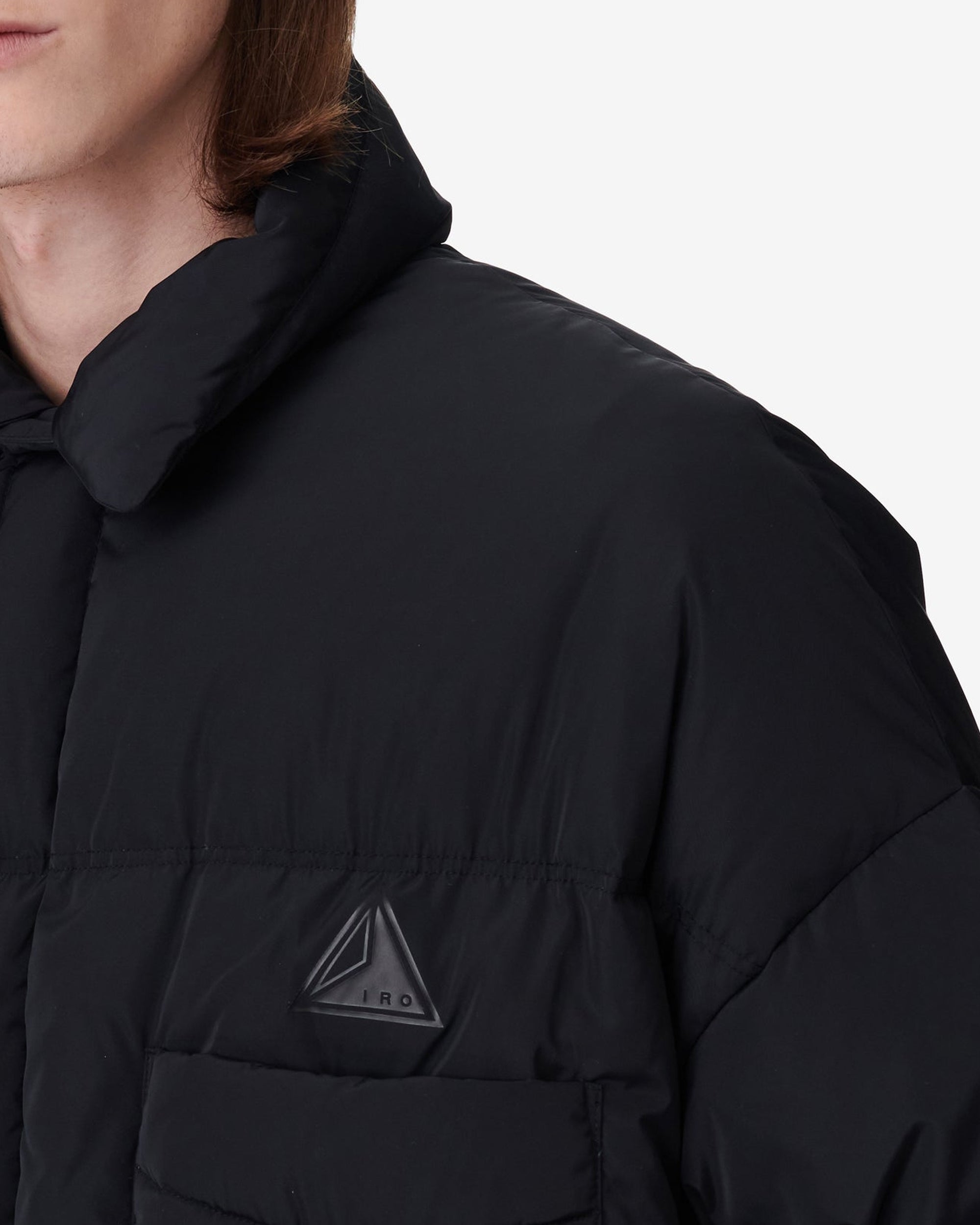 Kanye classic collar down jacket - Black