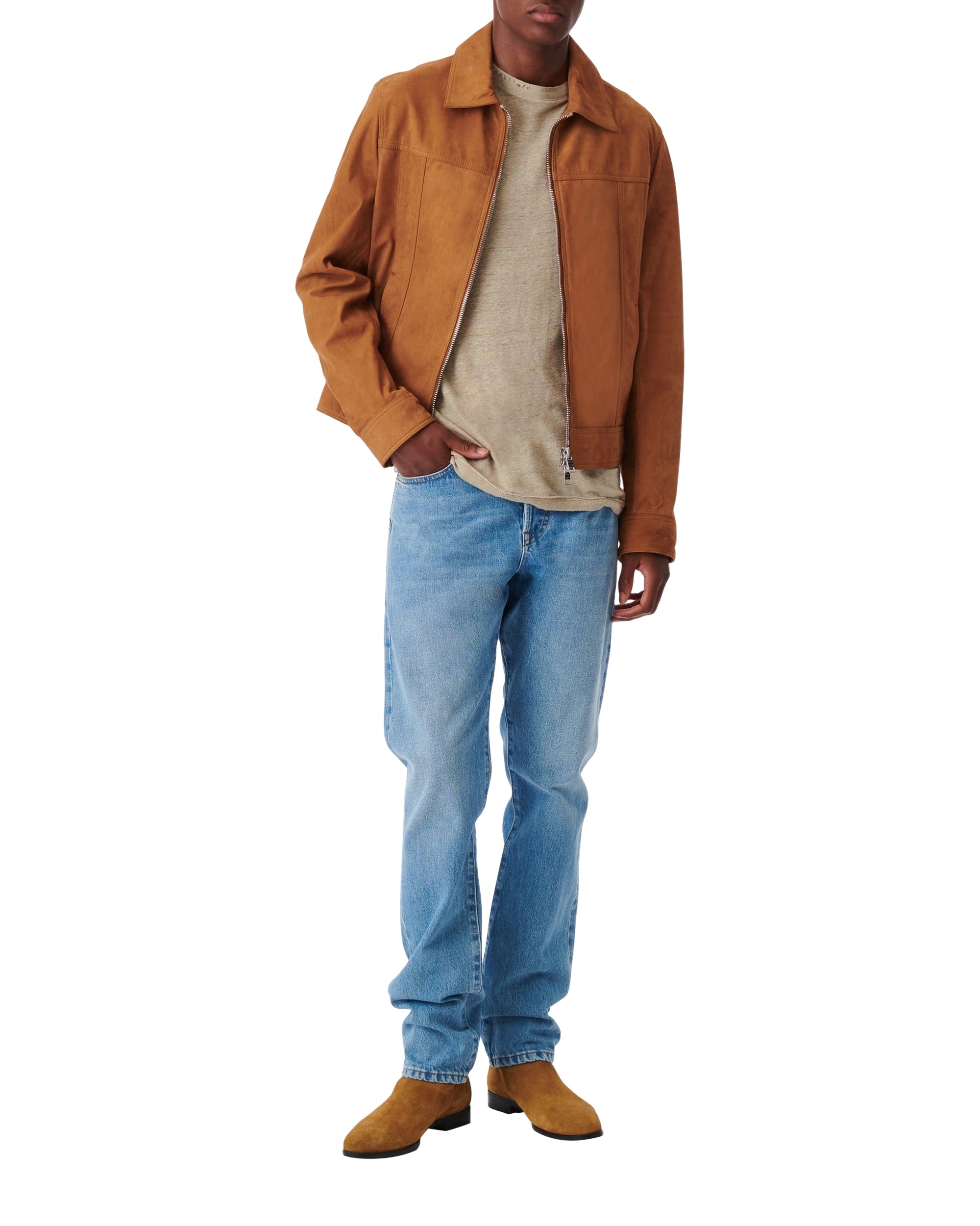 Liandro leather jacket - Light Brown