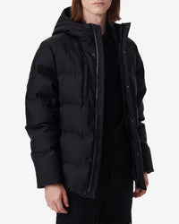 Linsa short padded jacket - Black