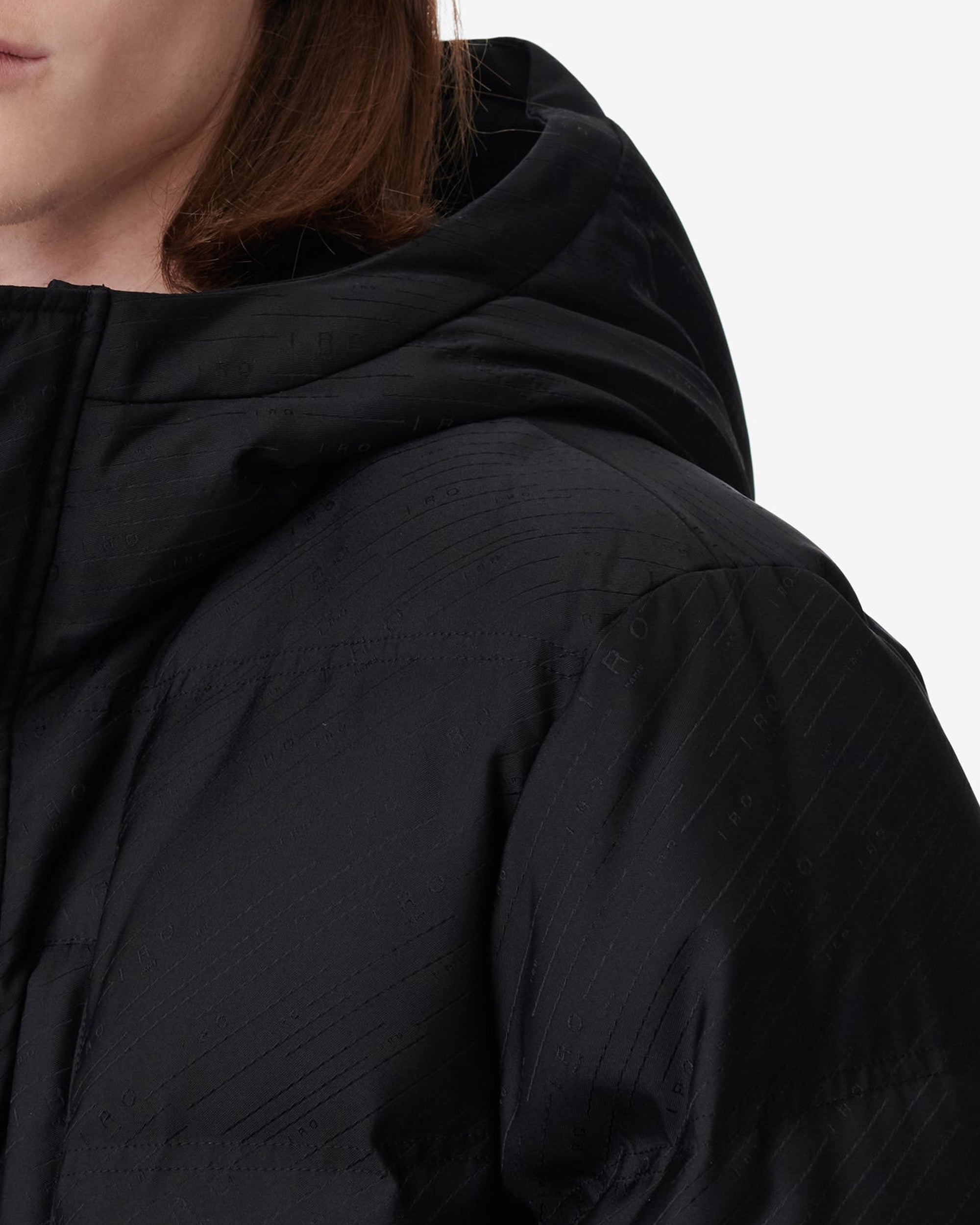 Linsa short padded jacket - Black