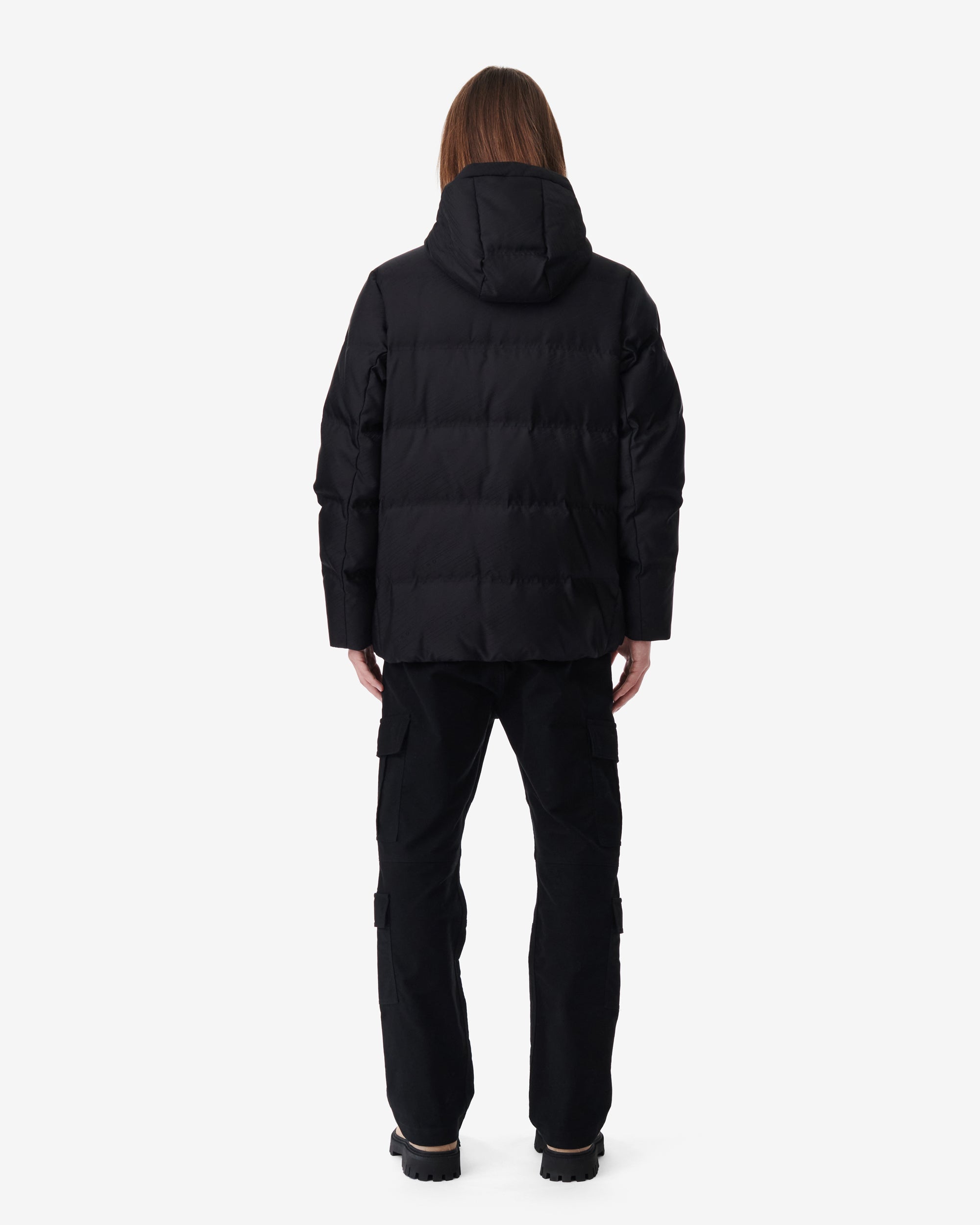 Linsa short padded jacket - Black