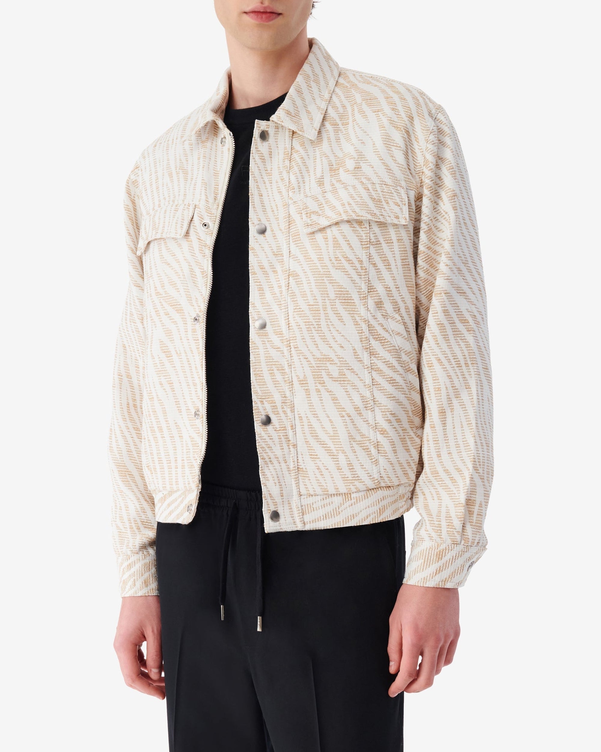 Norton jacket - Beige & Ecru