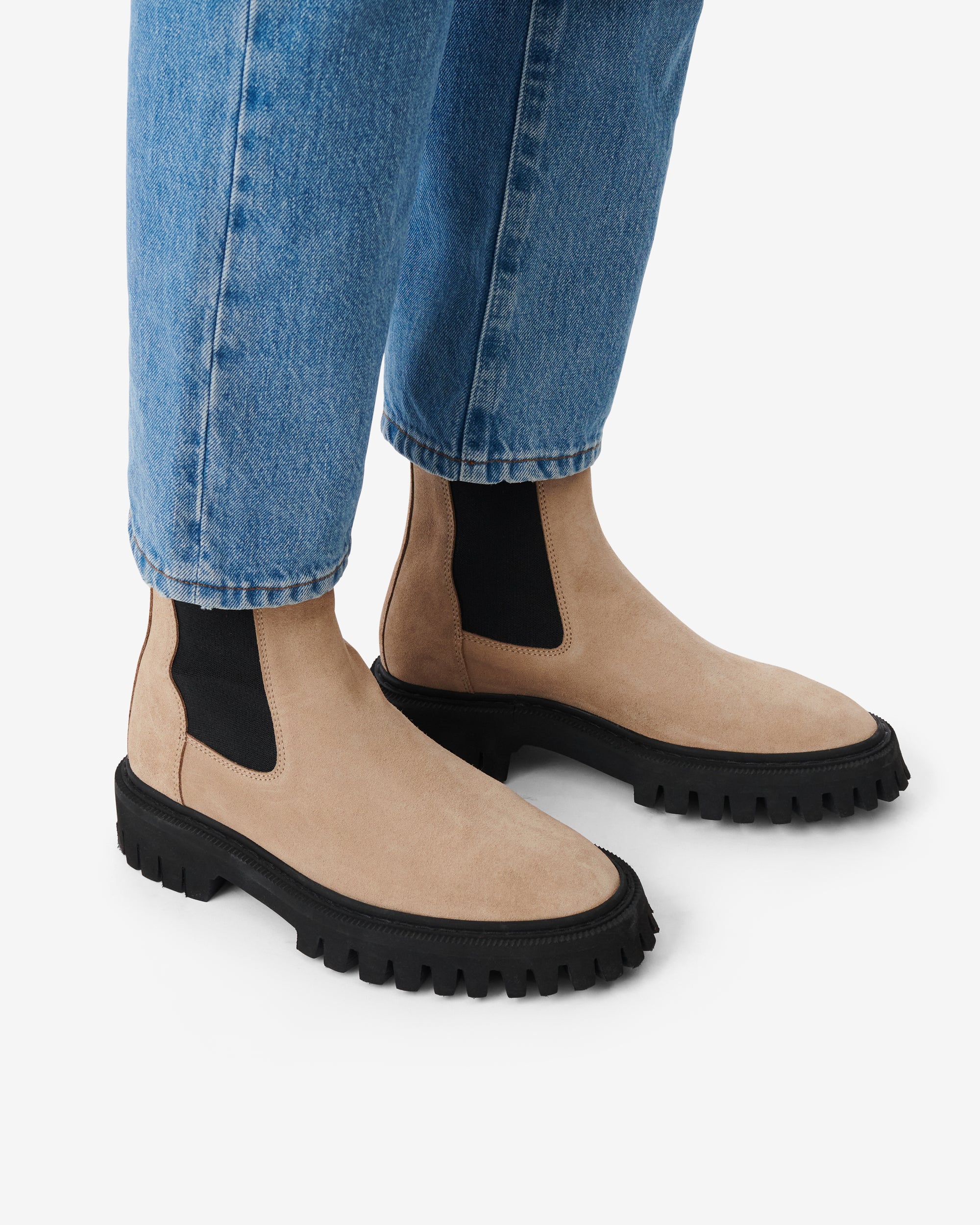 Kosmic Chel leather boots - Beige