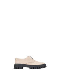 Kosmic Low Sd Derbies in leather - Beige