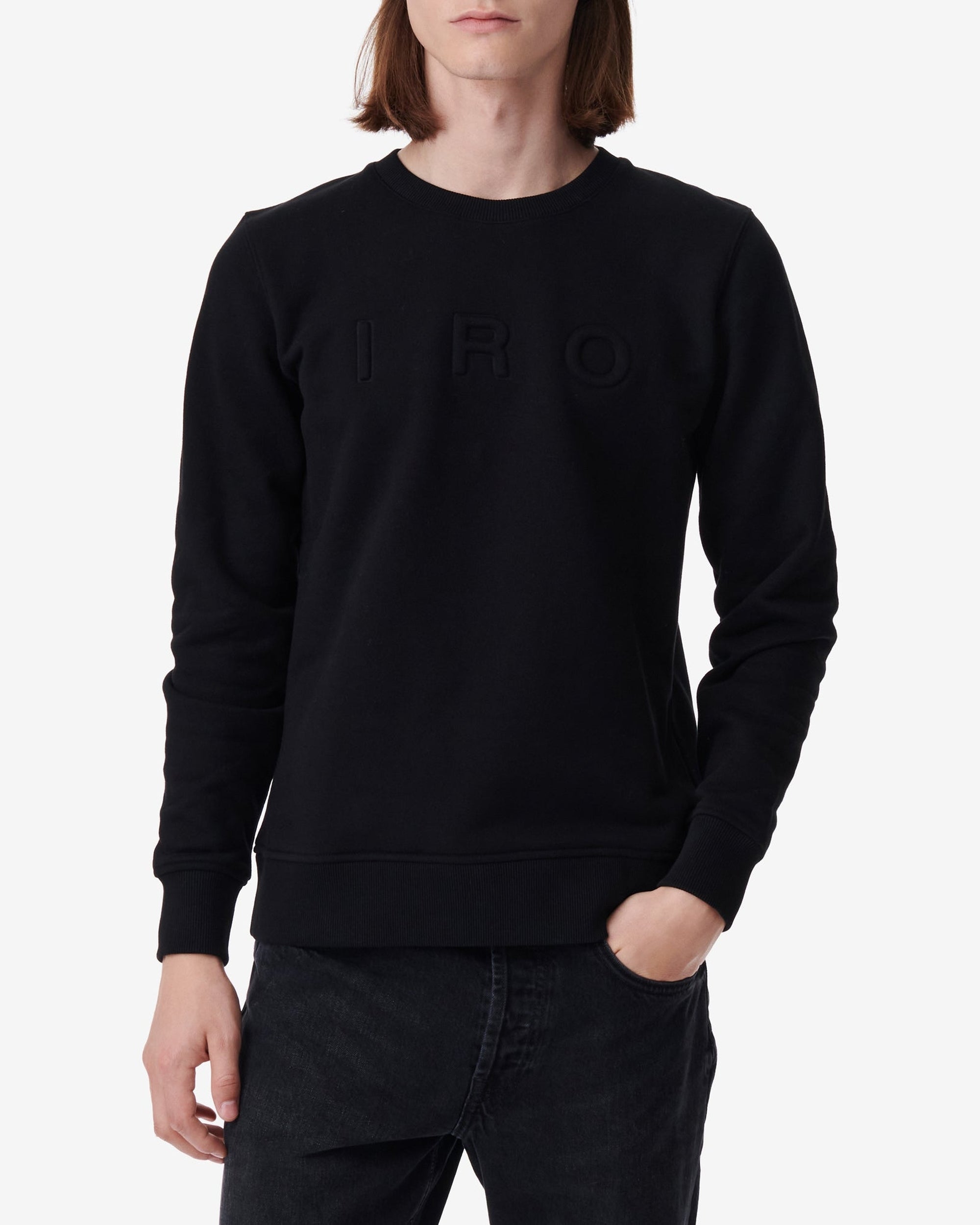 Liluye round-neck sweatshirt - Black