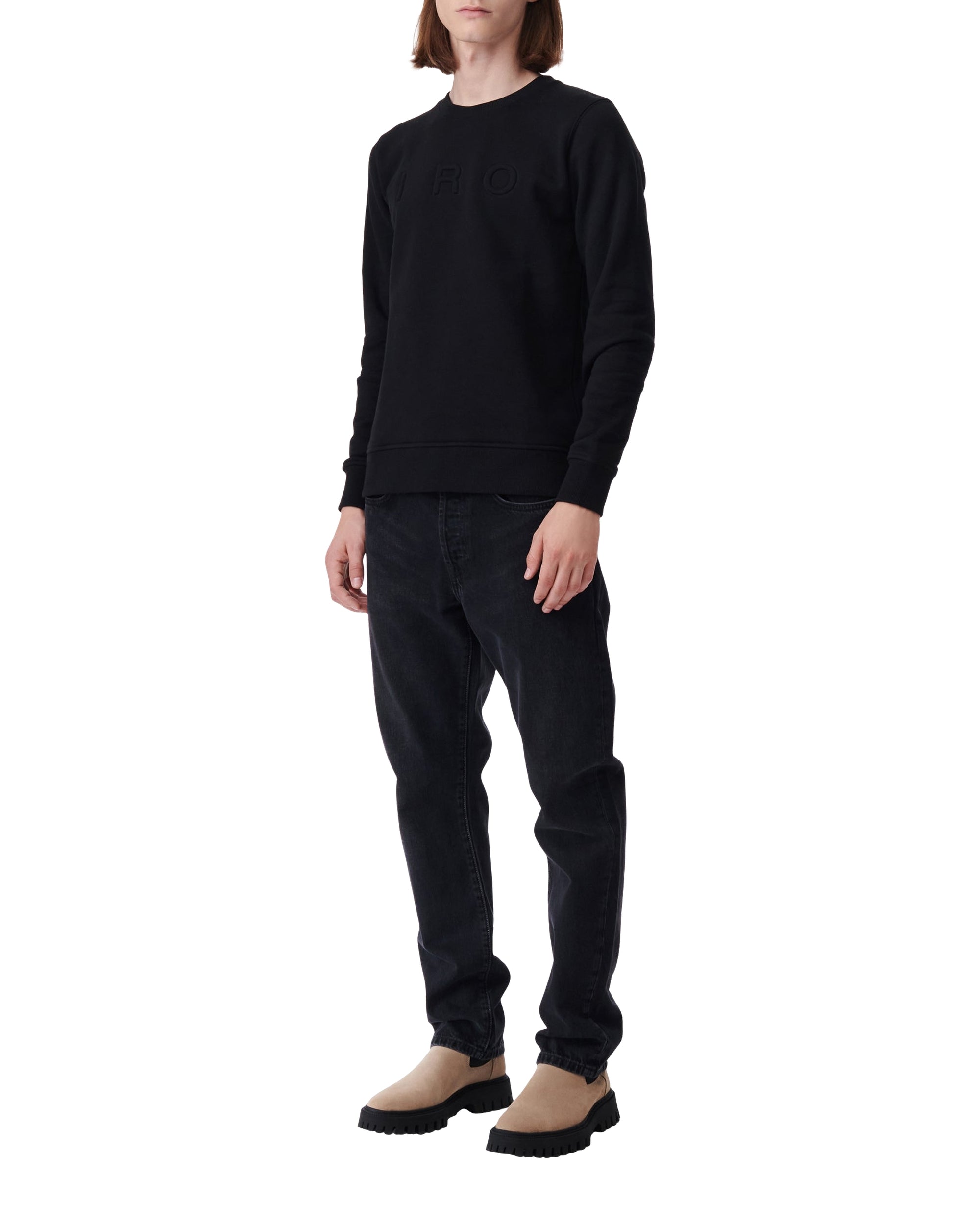 Liluye round-neck sweatshirt - Black