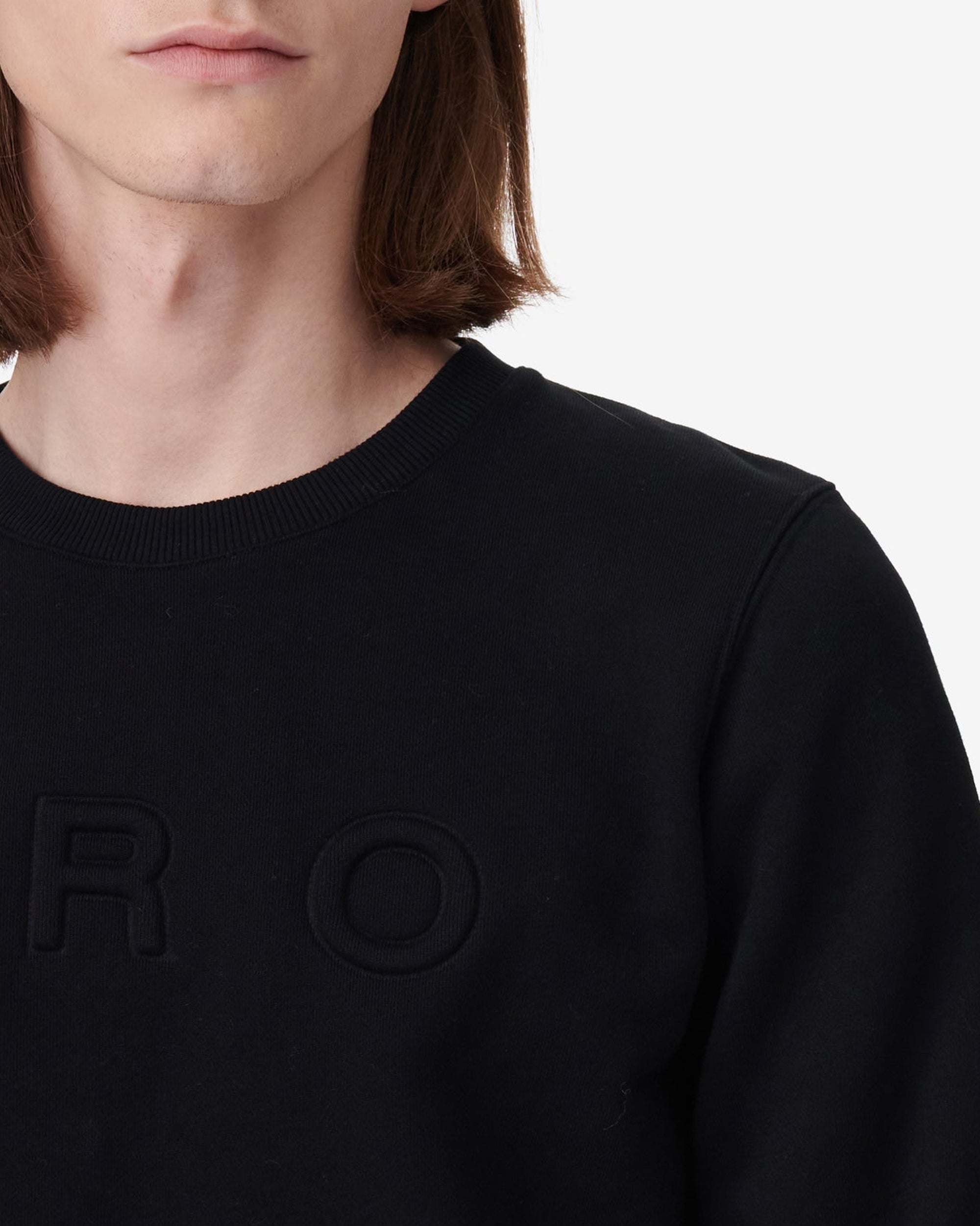 Liluye round-neck sweatshirt - Black