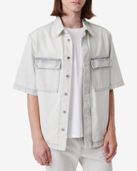 Ivera short-sleeved shirt - Bleached Grey