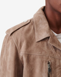Jorin suede jacket - Taupe