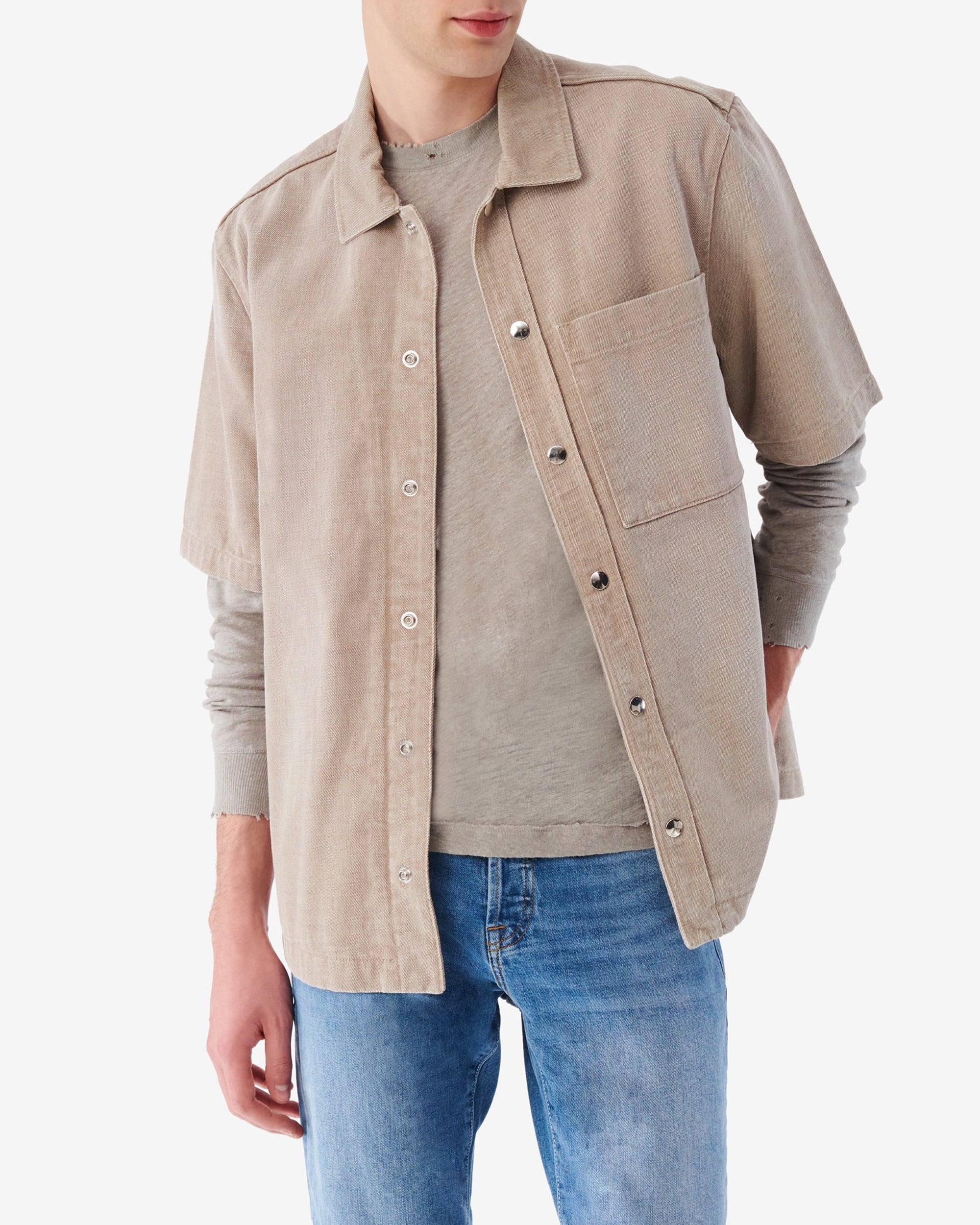 Kamil short-sleeved shirt - Mustard