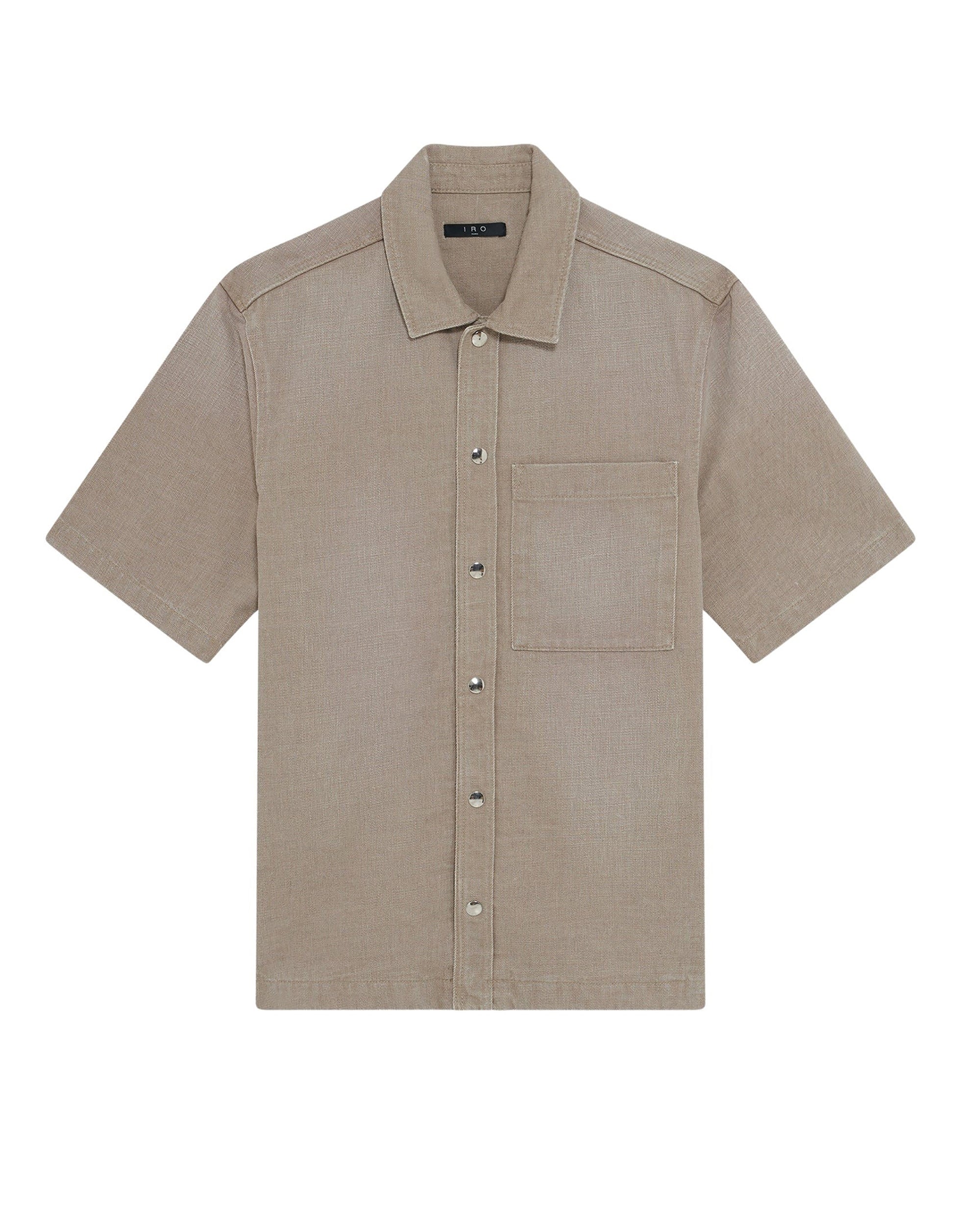 Kamil short-sleeved shirt - Mustard