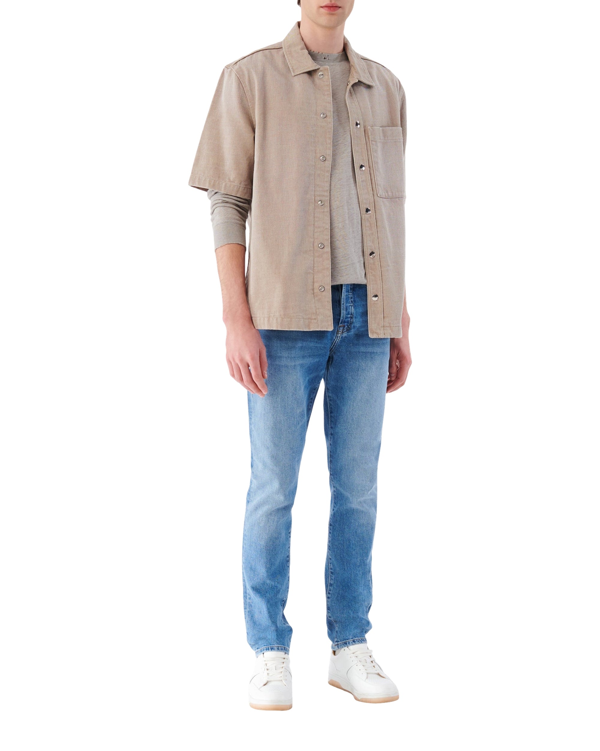 Kamil short-sleeved shirt - Mustard