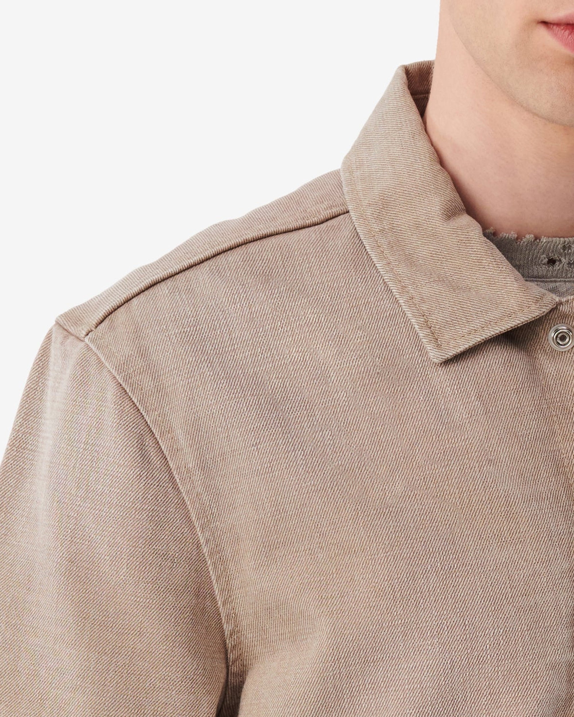 Kamil short-sleeved shirt - Mustard