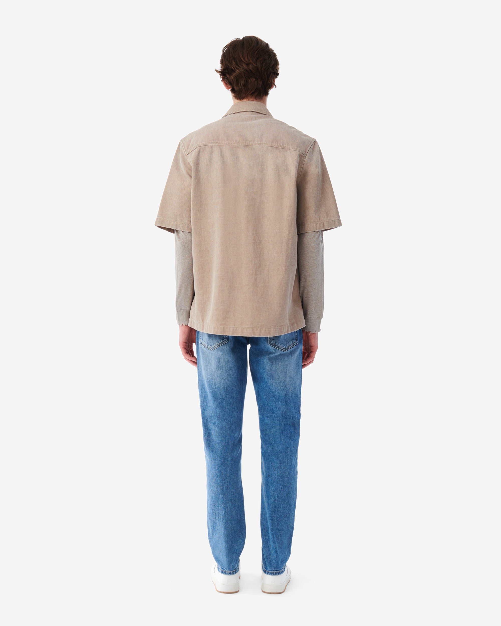 Kamil short-sleeved shirt - Mustard