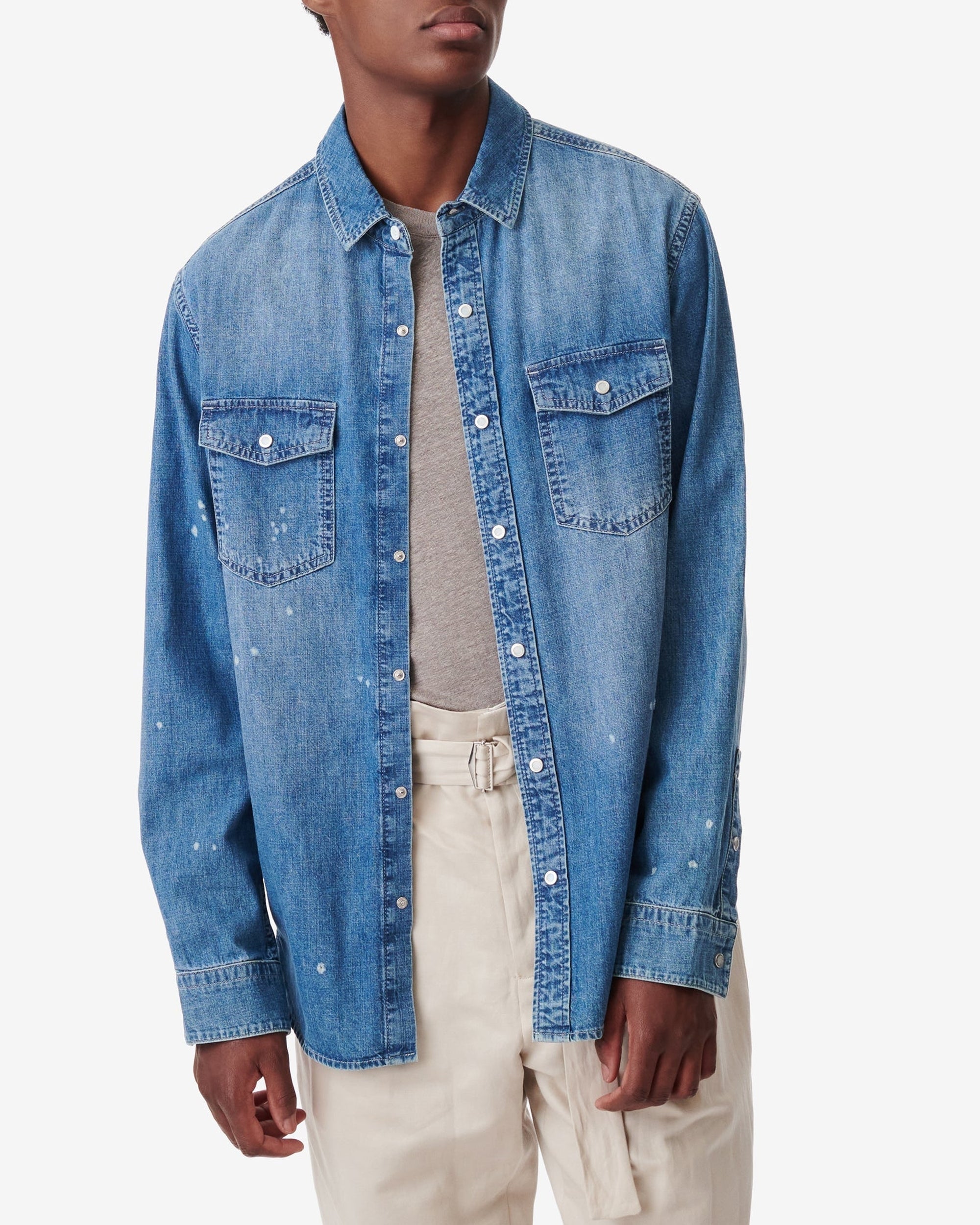 Kiro Shirt - Mid Blue Used