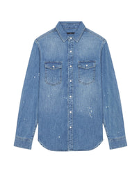 Kiro Shirt - Mid Blue Used