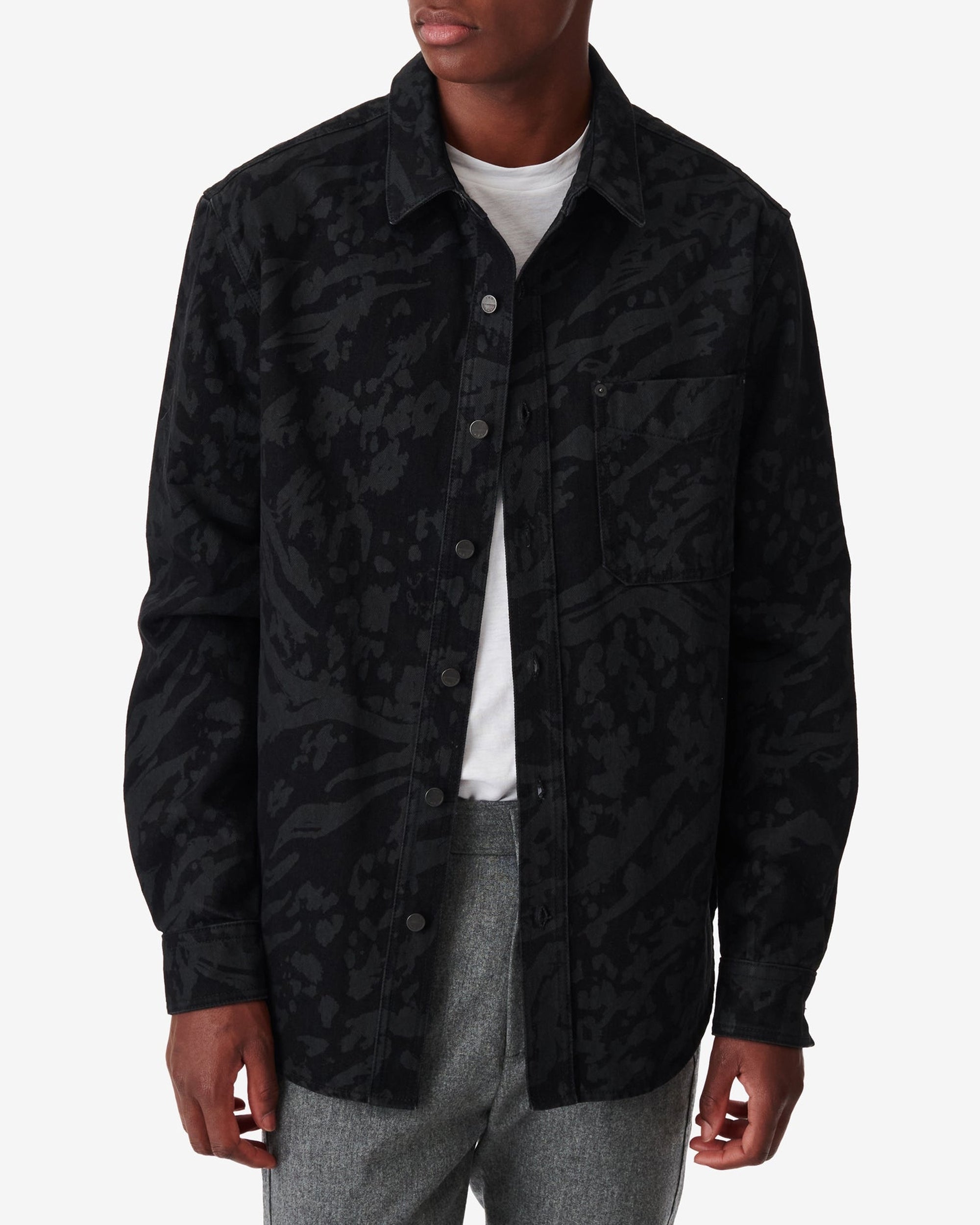 Kopino Shirt - Black Leopard